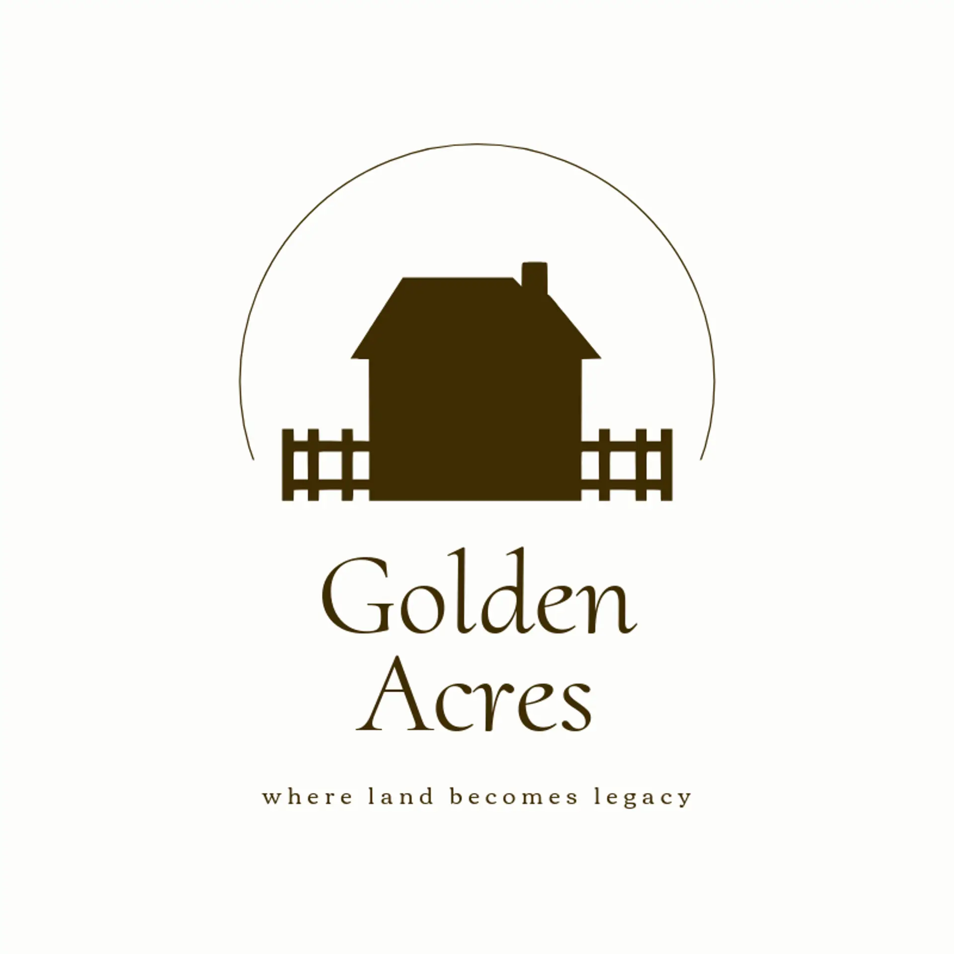 Golden Acres logo for house
