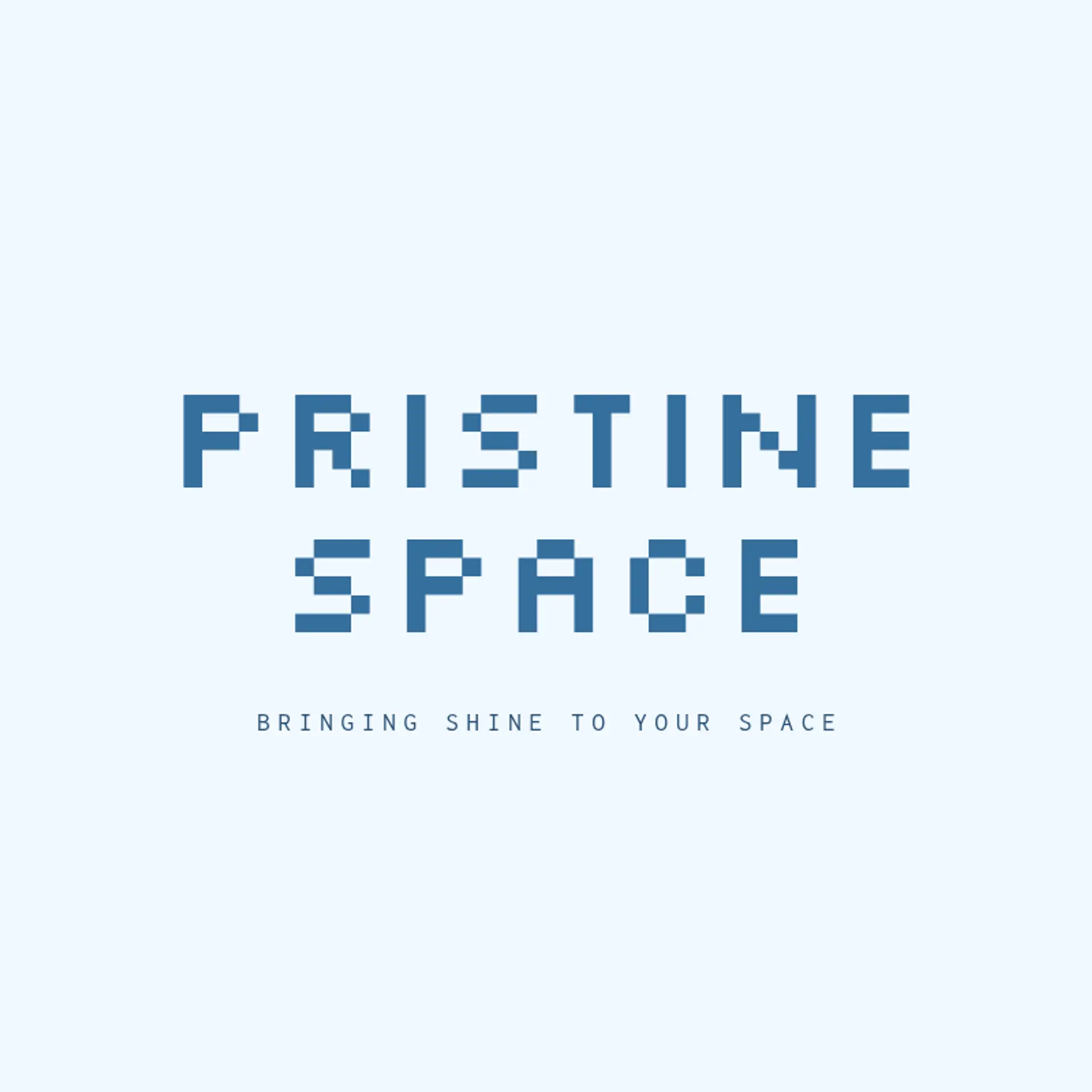 Pristine Space logo for cleaning