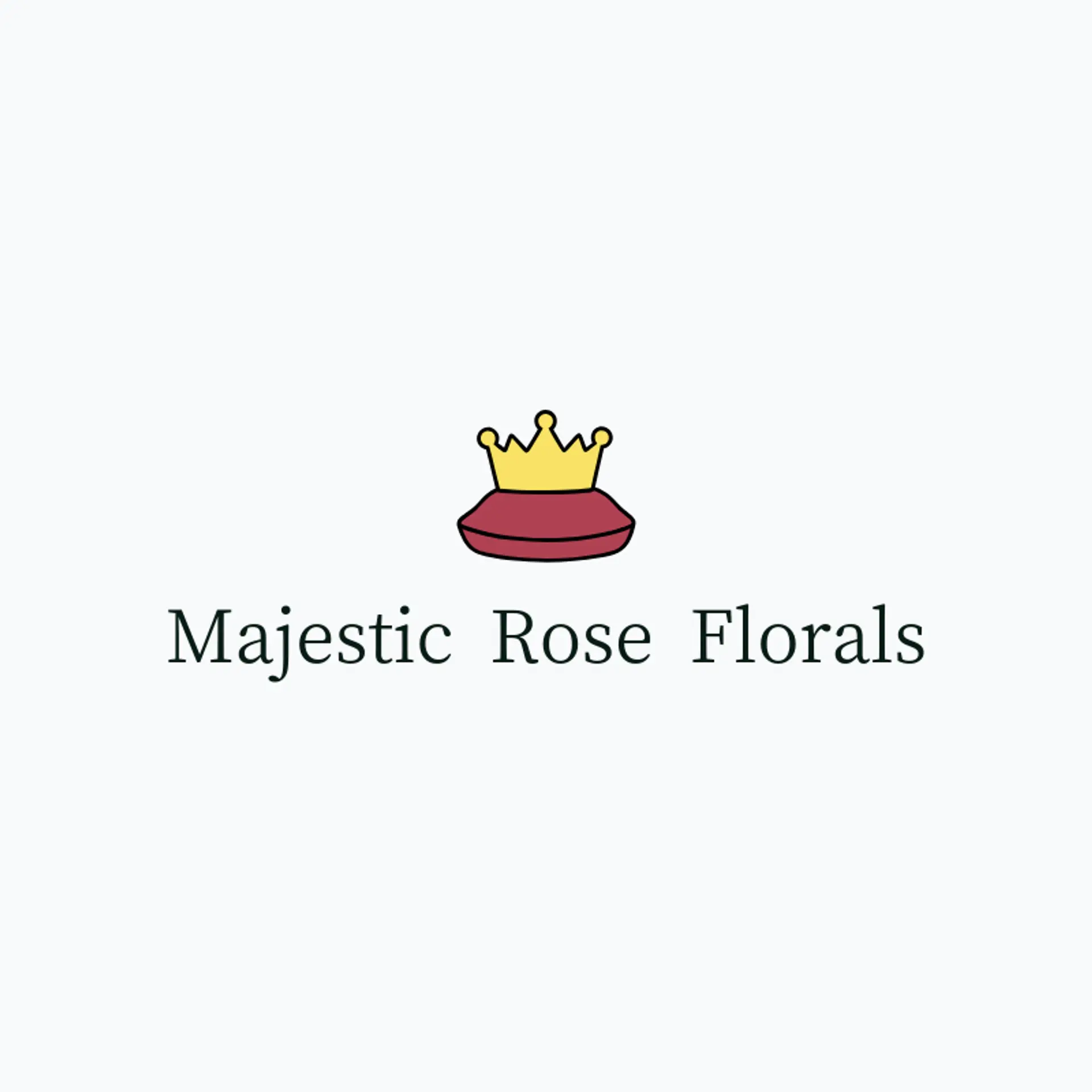 Majestic Rose Florals logo for queen