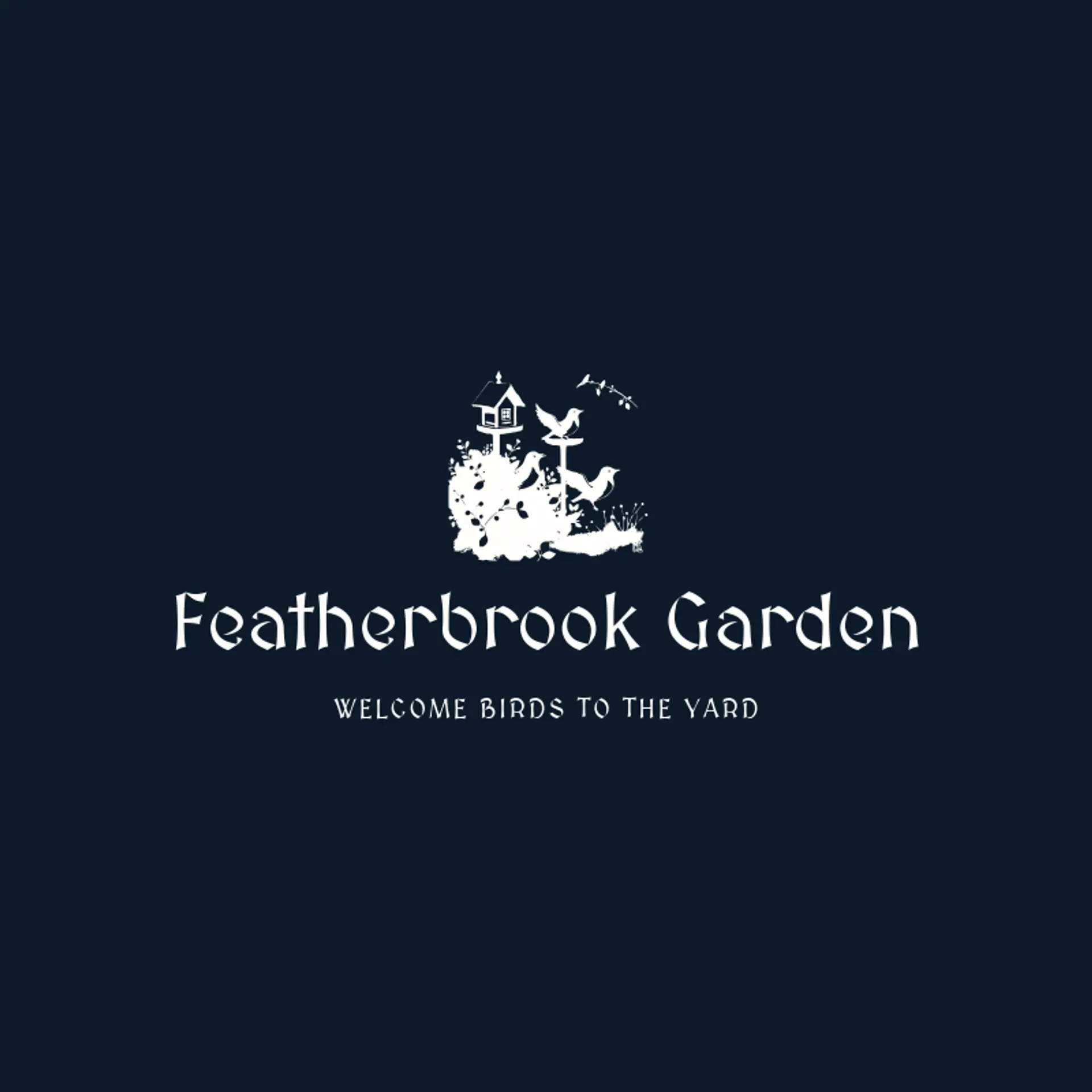 Featherbrook Garden logo for birdhouse