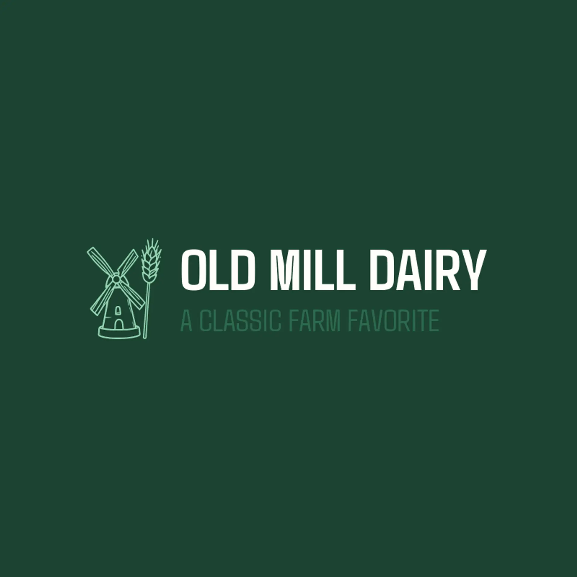 Old Mill Dairy logo for dairy
