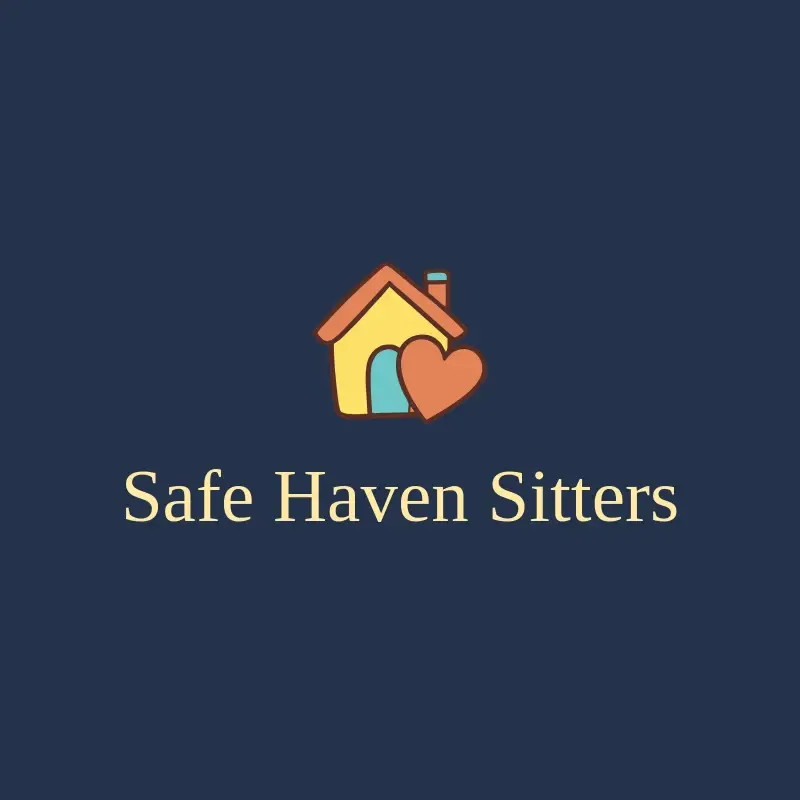 The babysitting name Safe Haven Sitters as a branded logo with a color icon