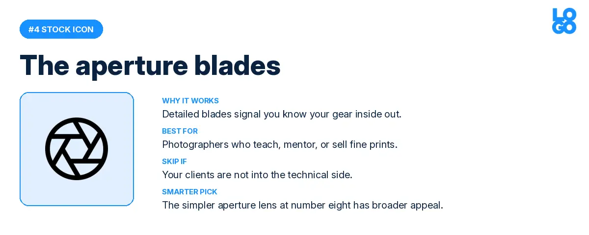 The aperture blades