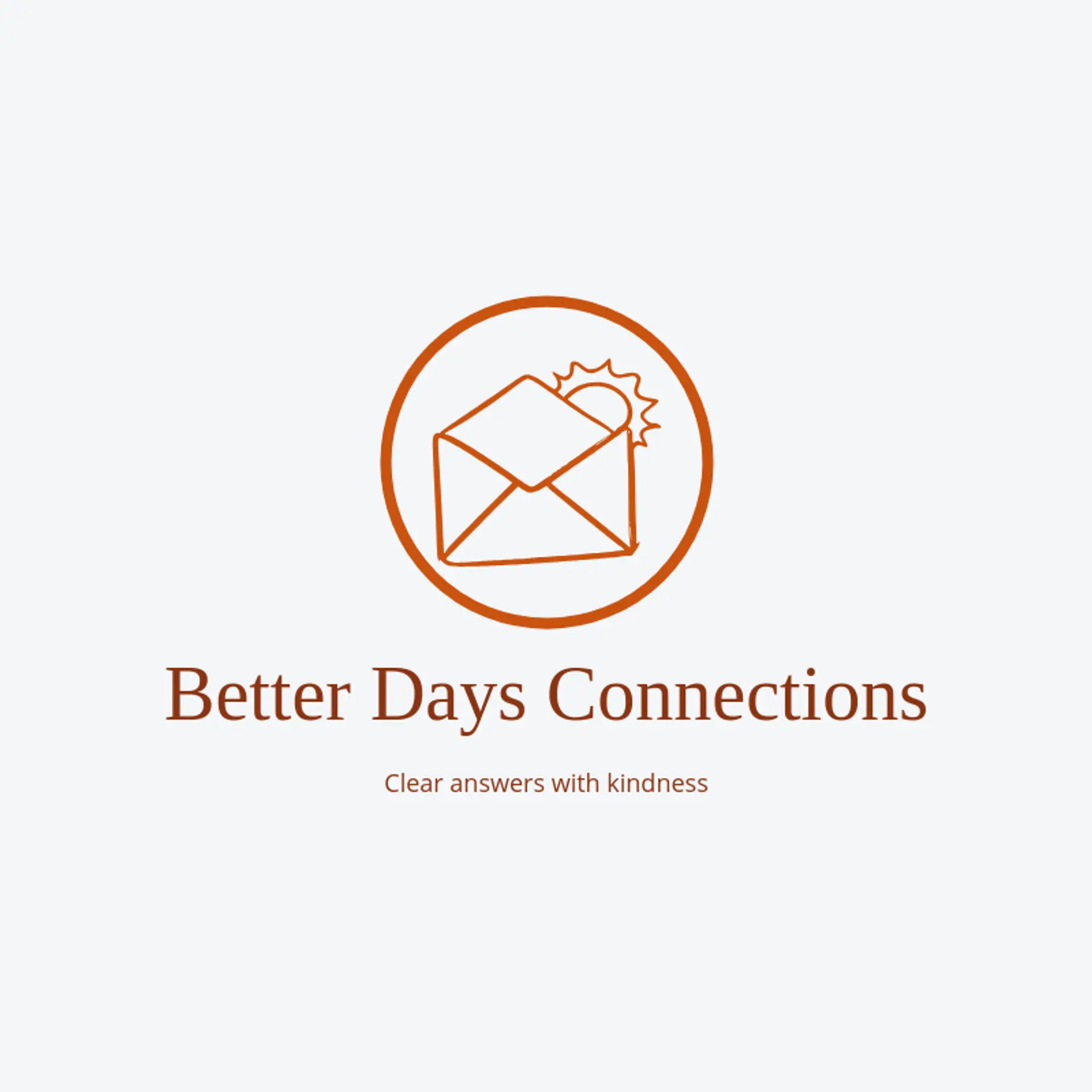 Better Days Connections logo for contact