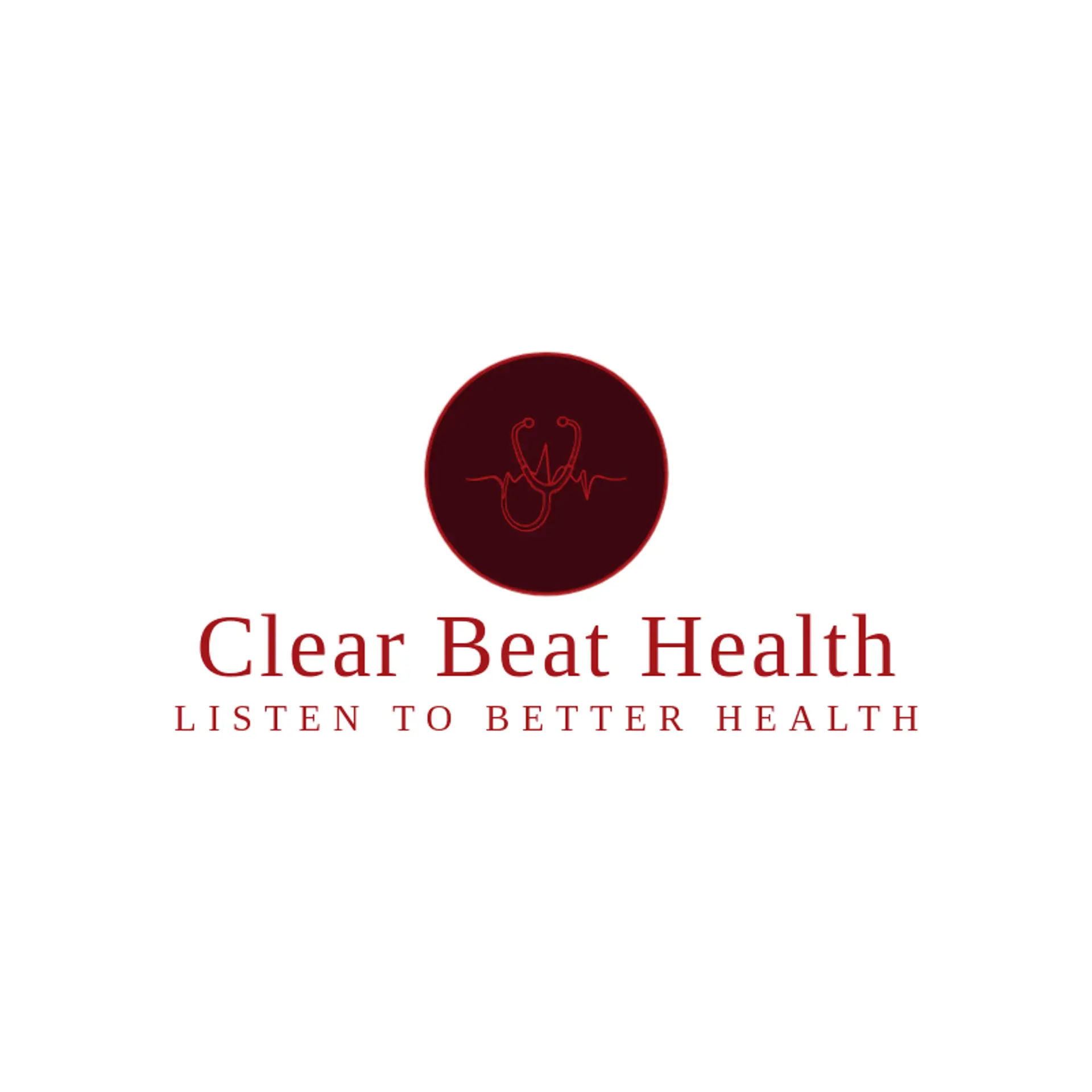 Clear Beat Health logo for stethoscope