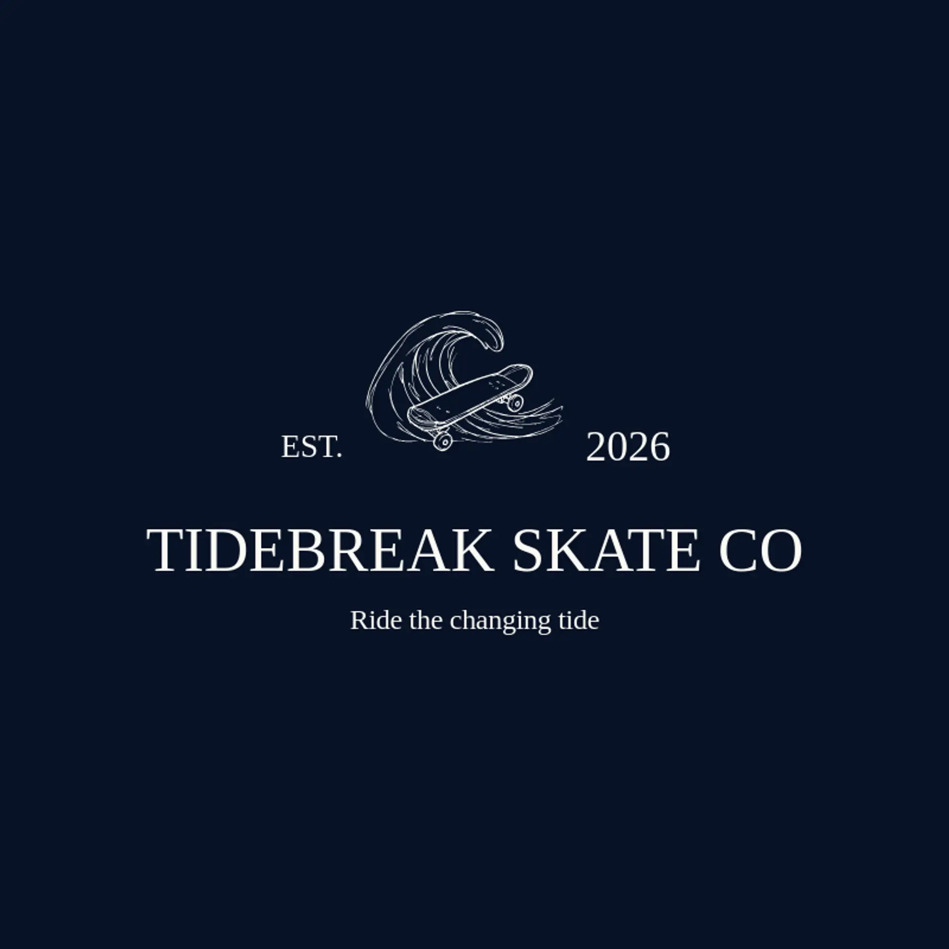 Tidebreak Skate Co logo for skate