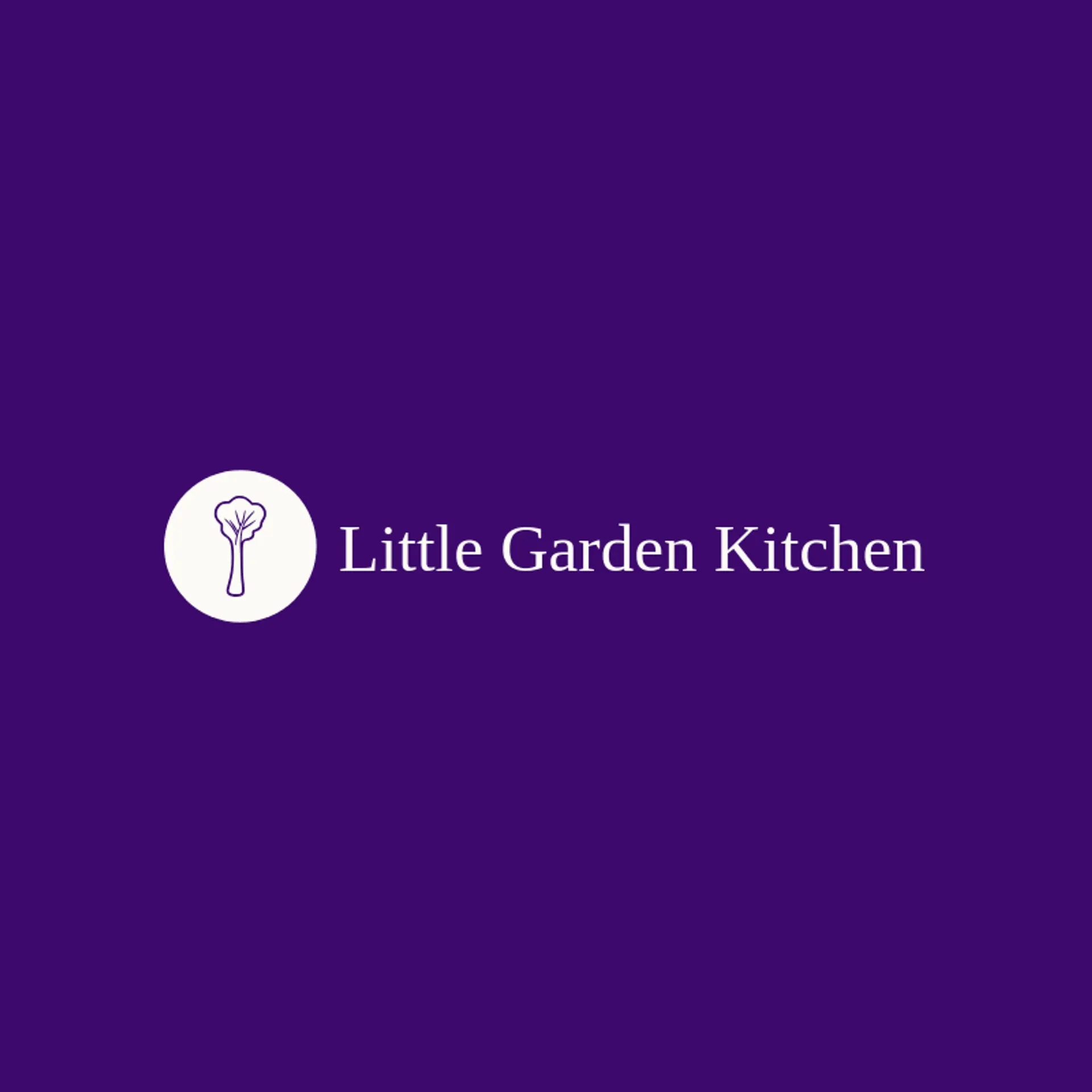 Little Garden Kitchen logo for vegetarian