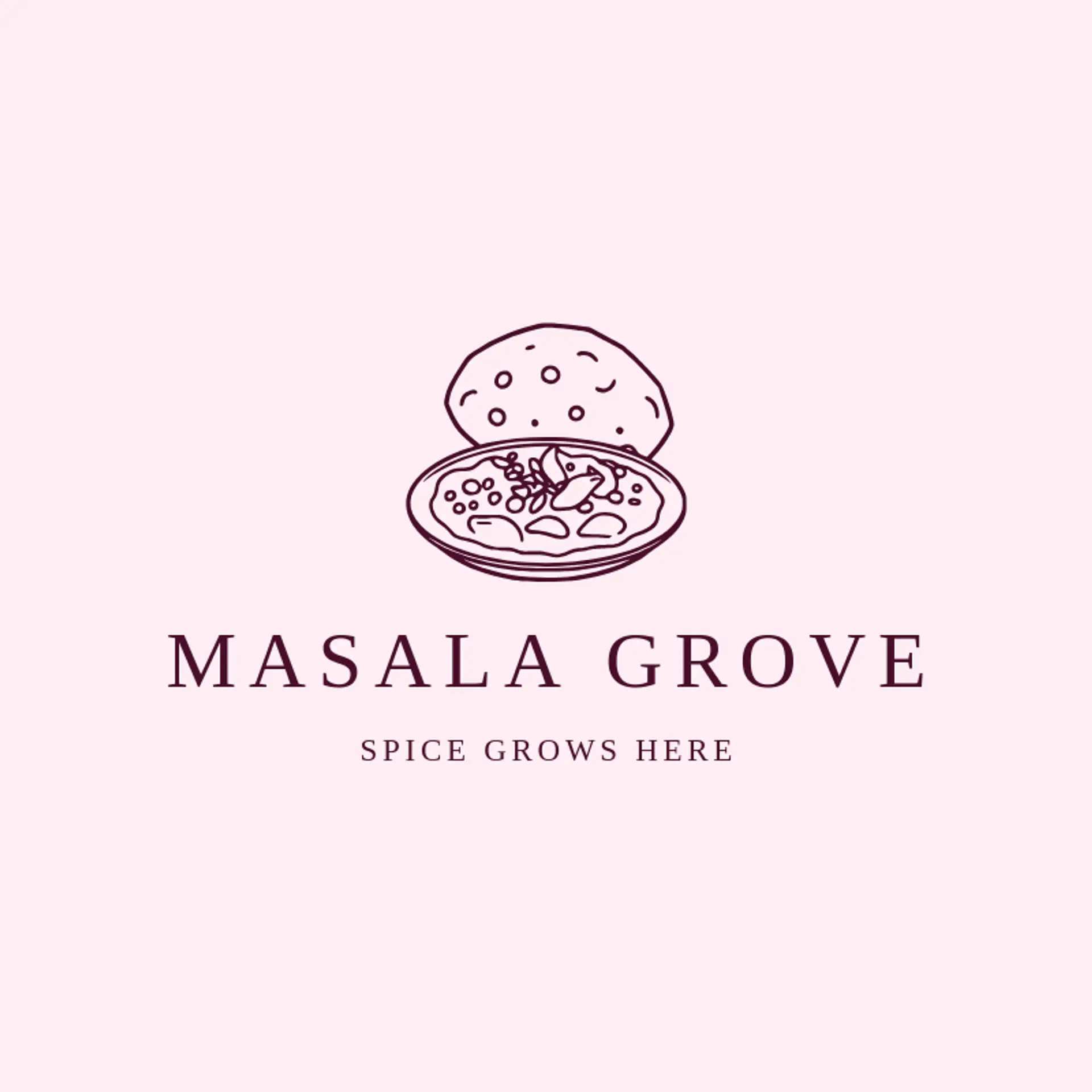 Masala Grove logo for curry