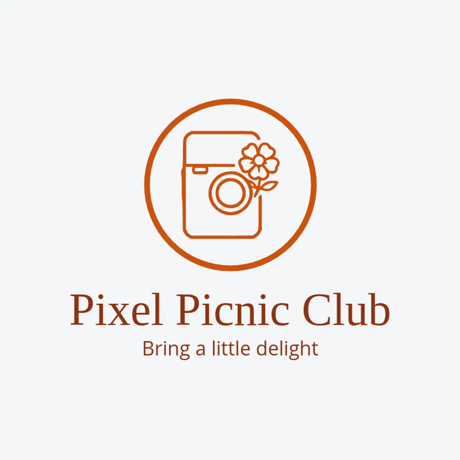 Pixel Picnic Club logo for content creator