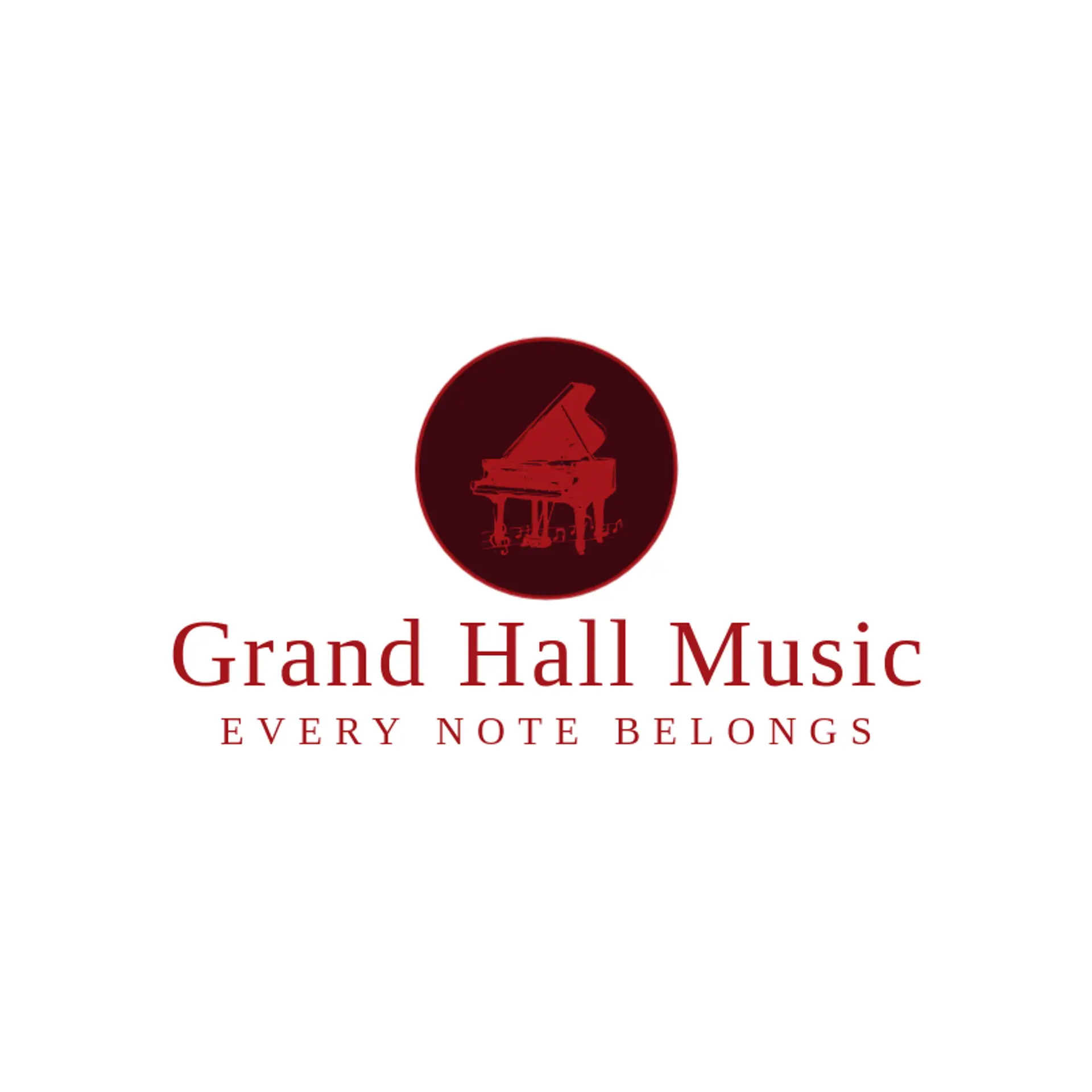 Grand Hall Music logo for symphony