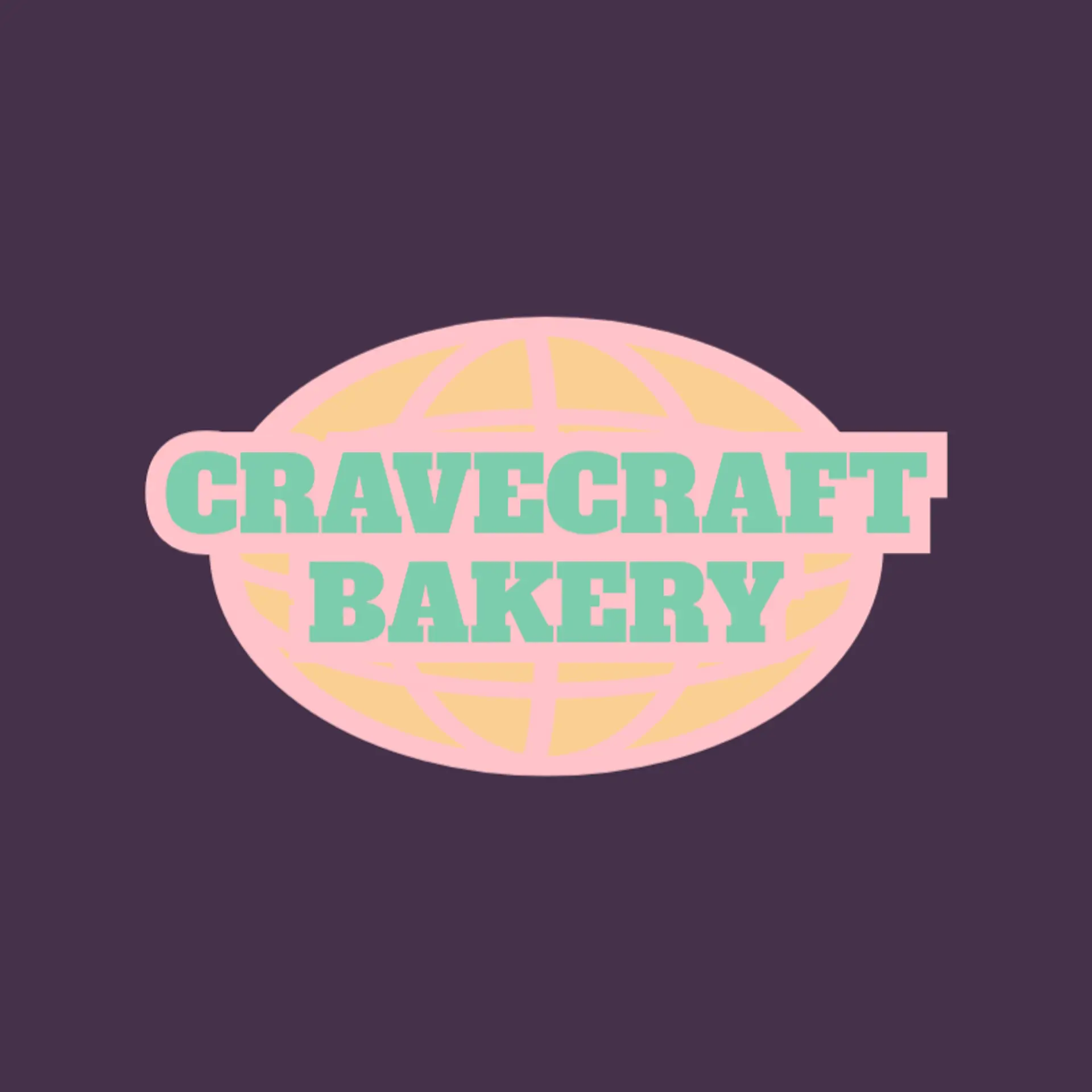 CraveCraft Bakery logo for unique bakery