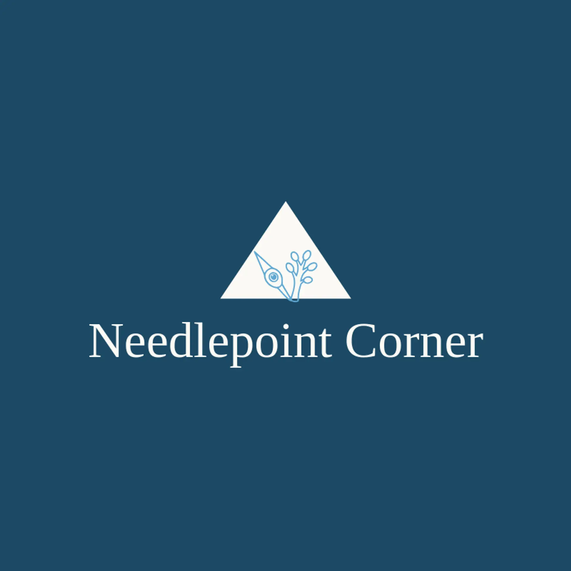 Needlepoint Corner logo for sewing