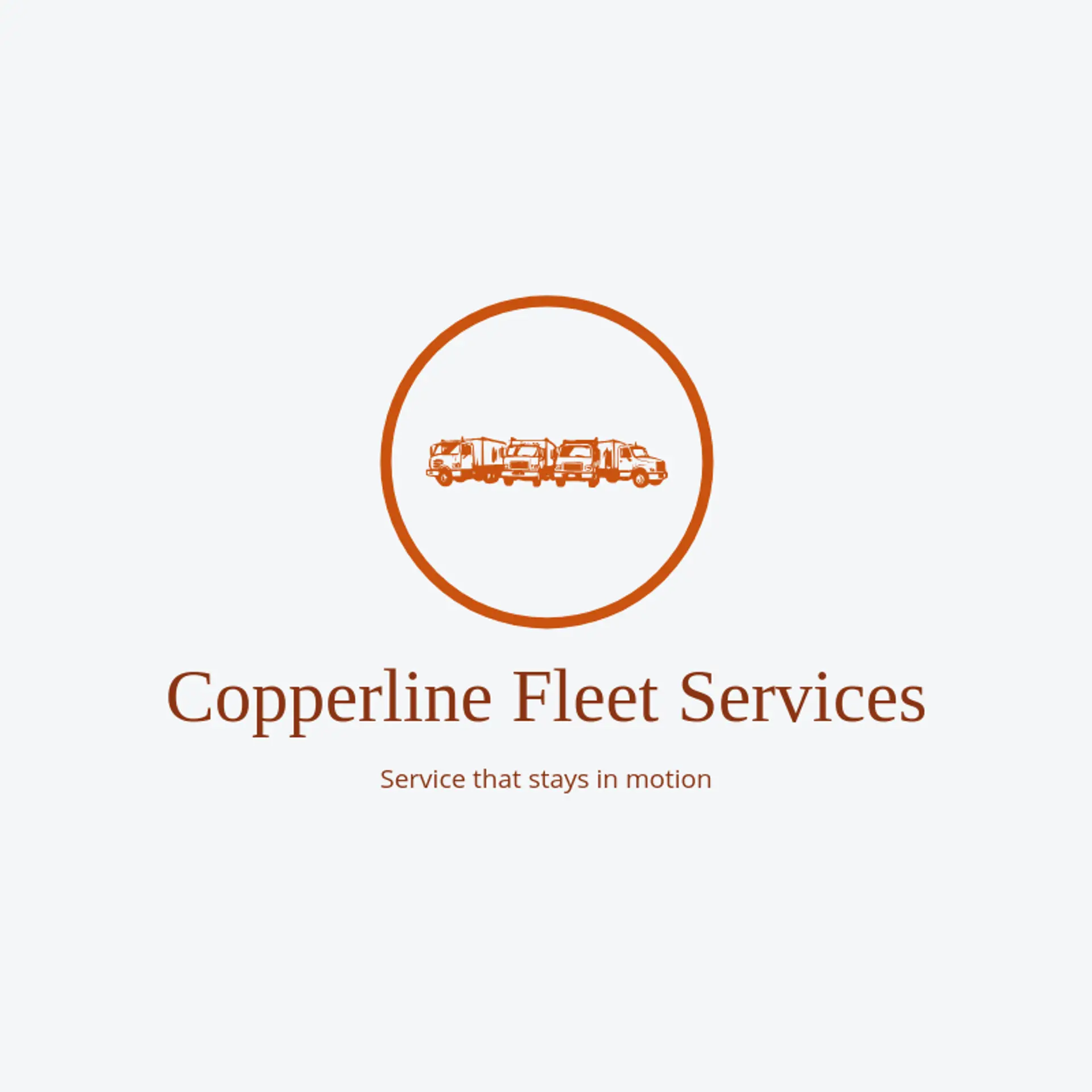 Copperline Fleet Services logo for fleet