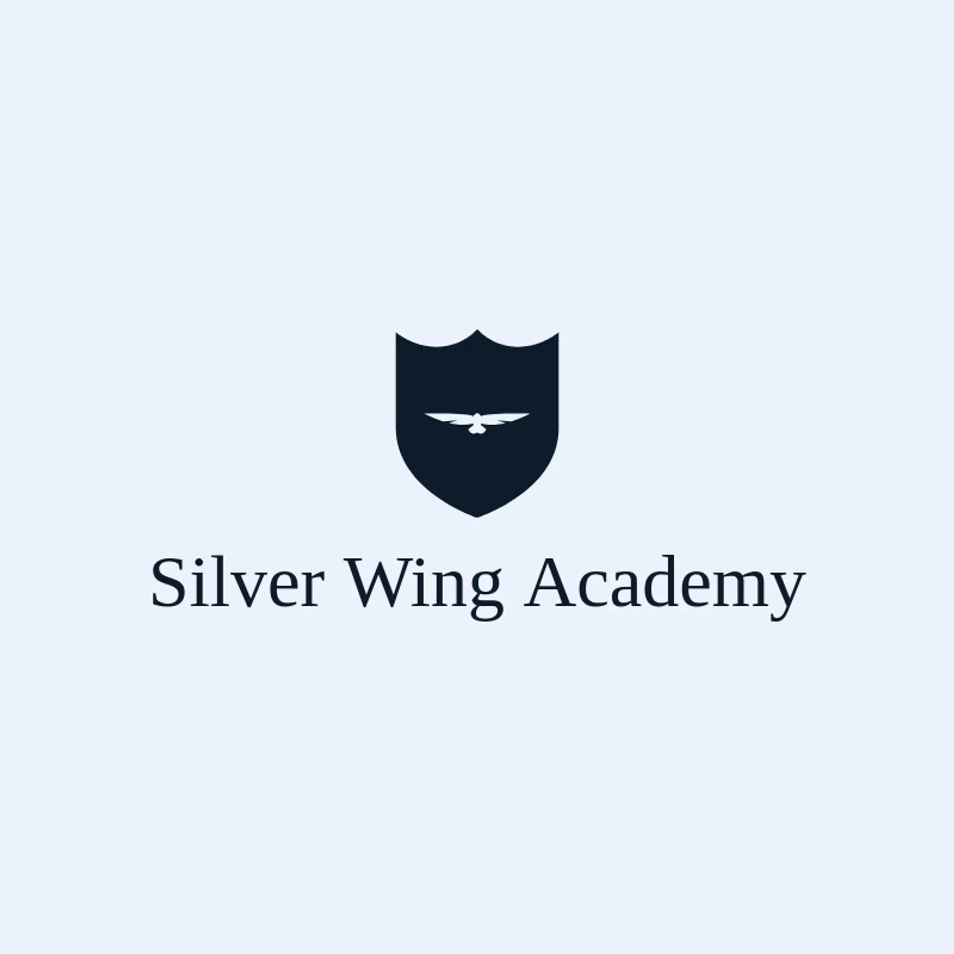 Silver Wing Academy logo for falcon