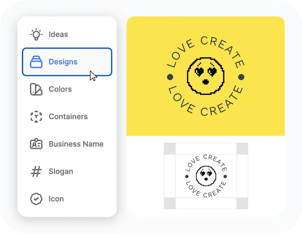 Step 1: Create and download your free logo.