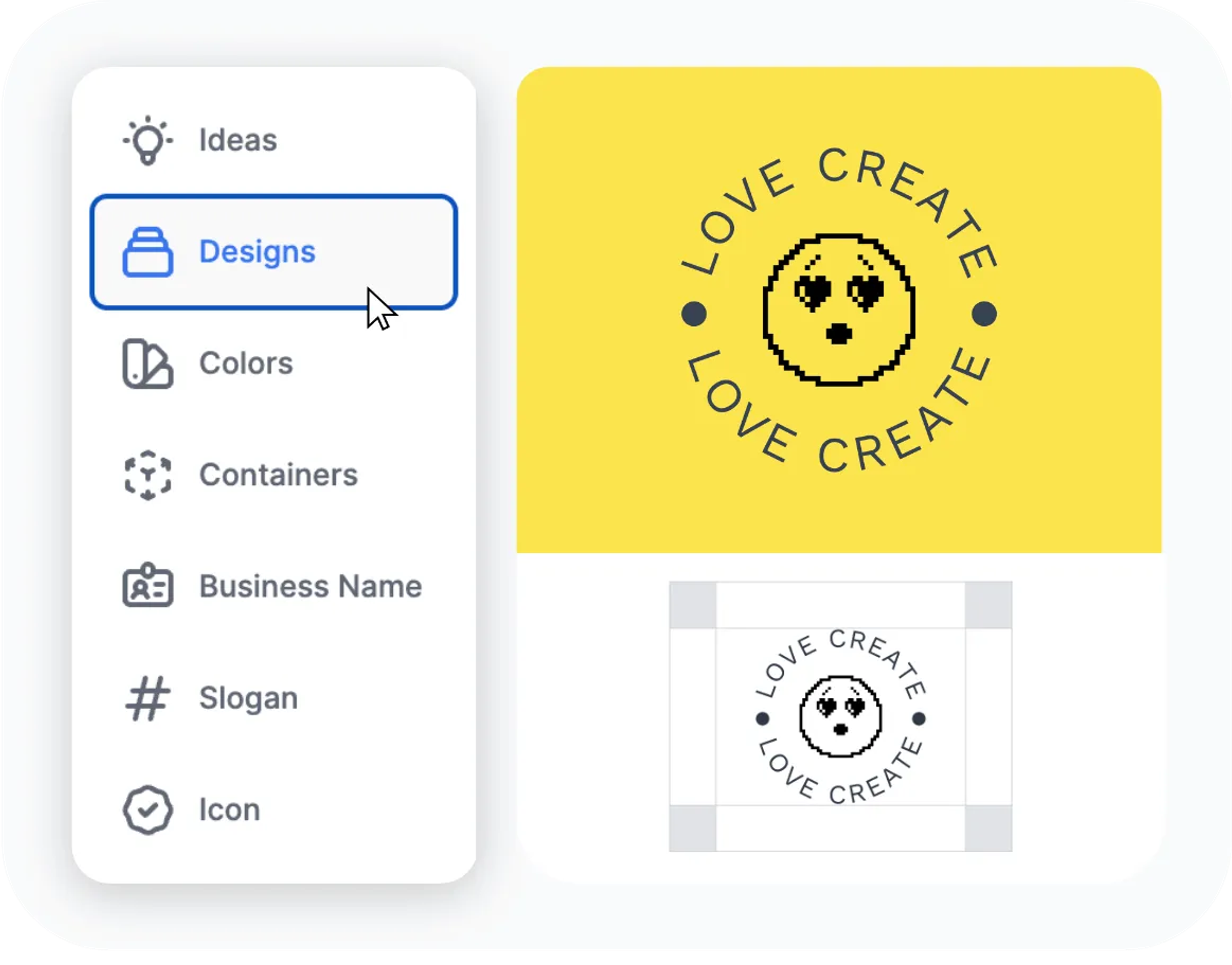 Step 1: Create and download your free logo.