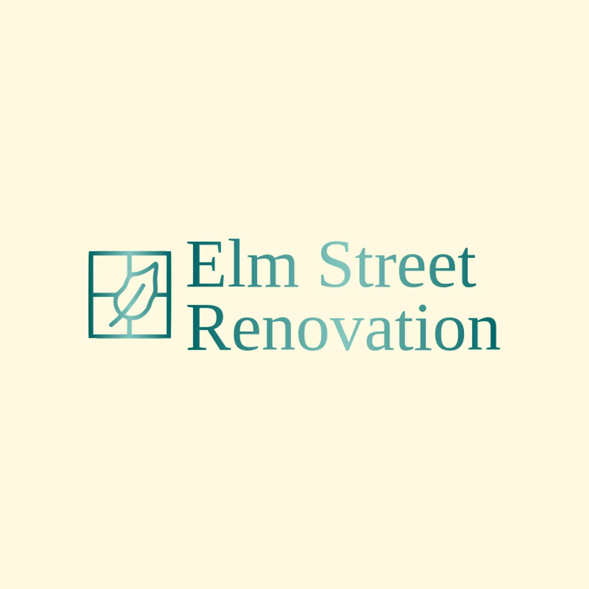 Elm Street Renovation logo for remodeling