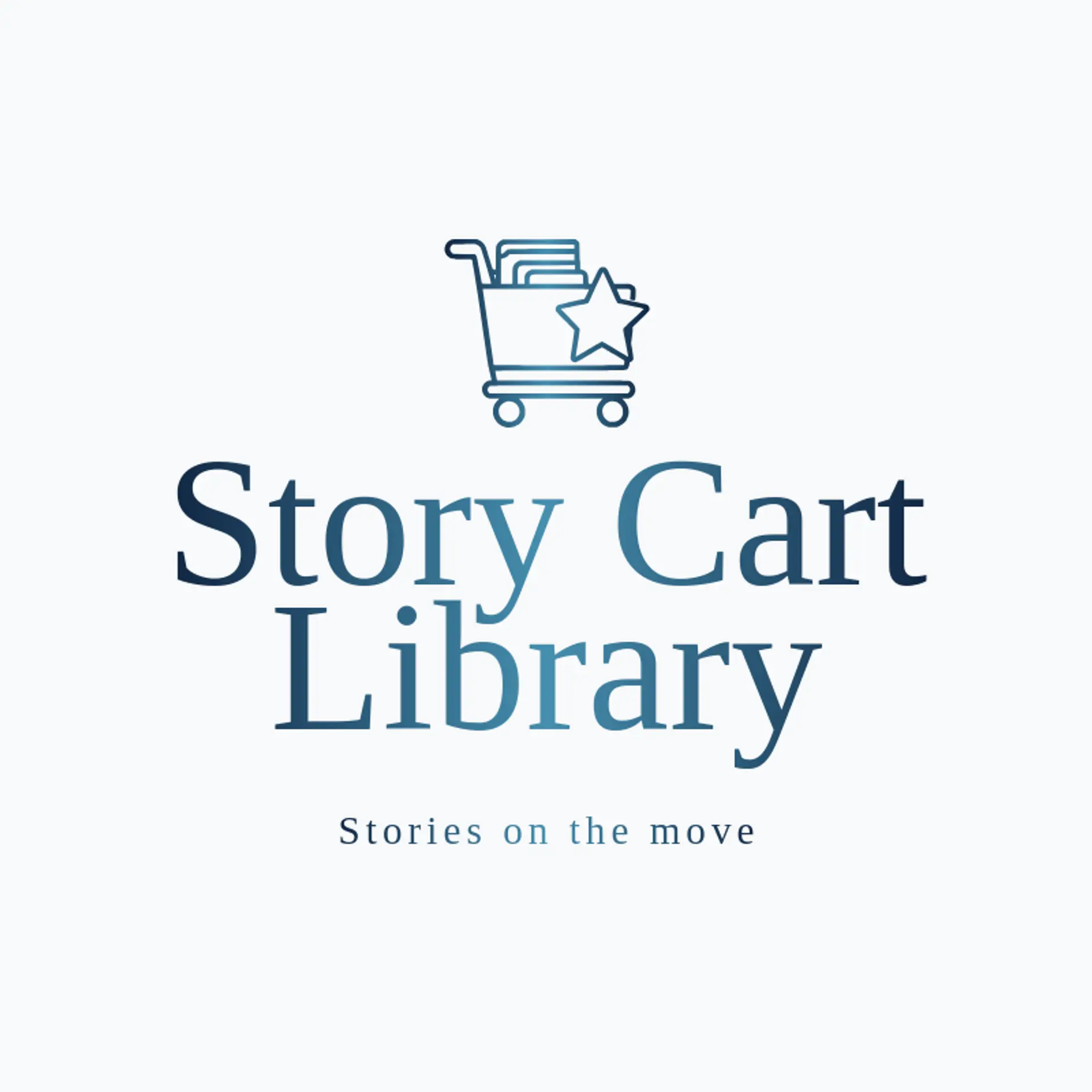 Story Cart Library logo for library