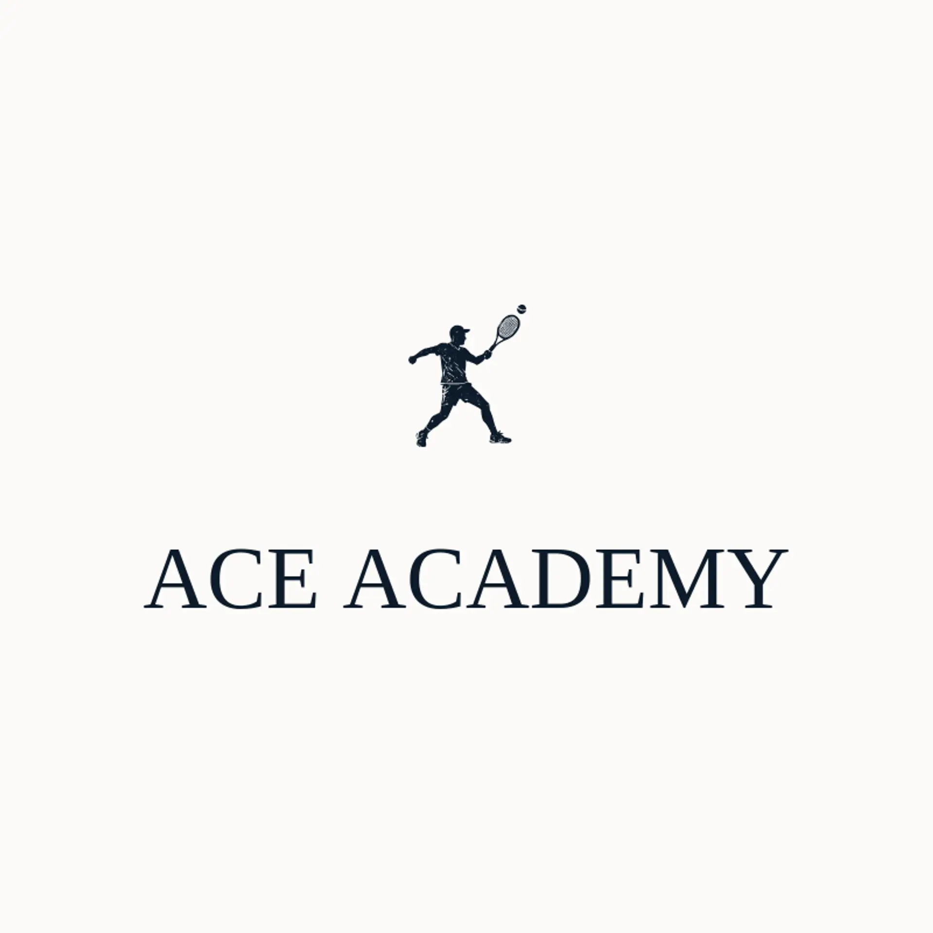 Ace Academy logo for tennis