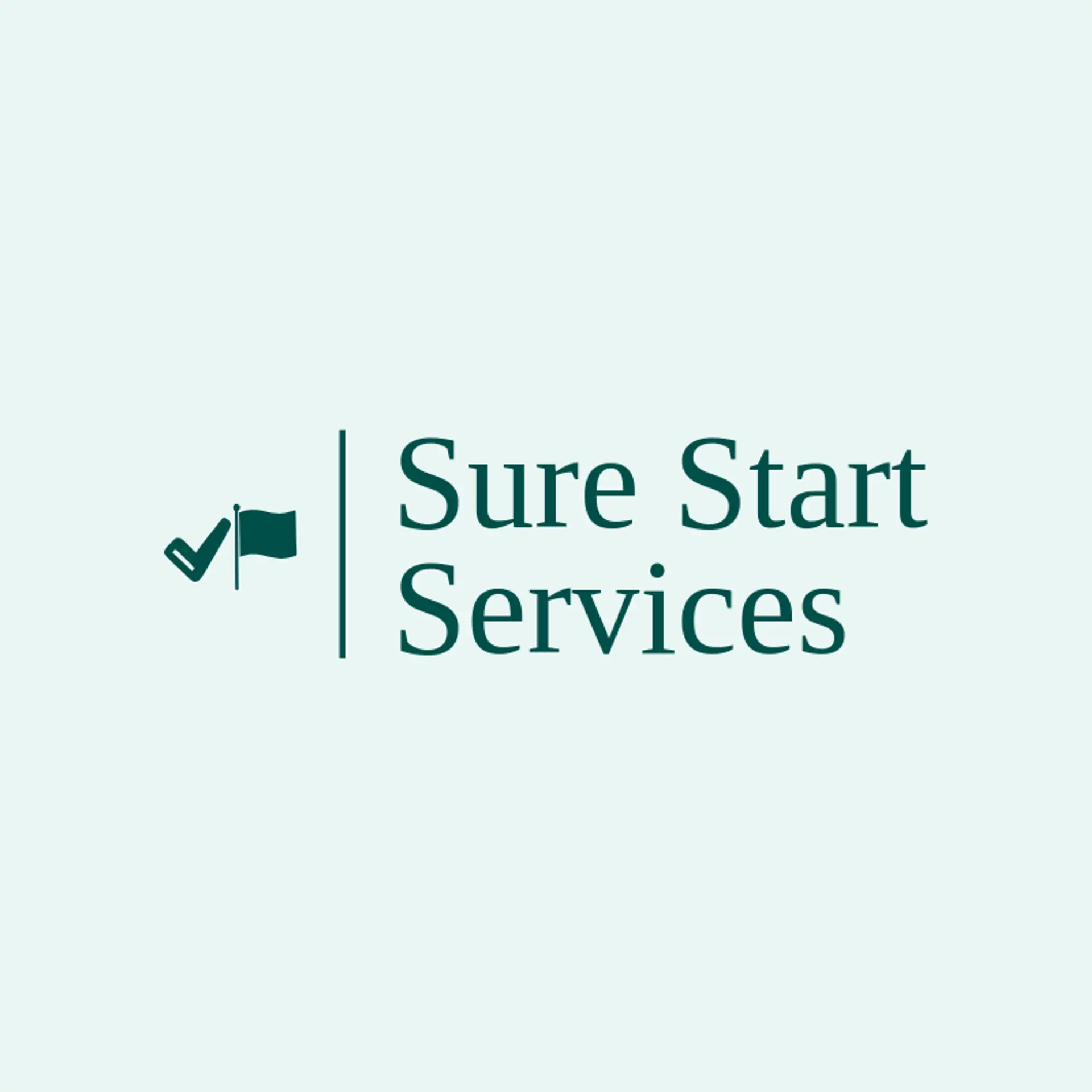 Sure Start Services logo for check mark