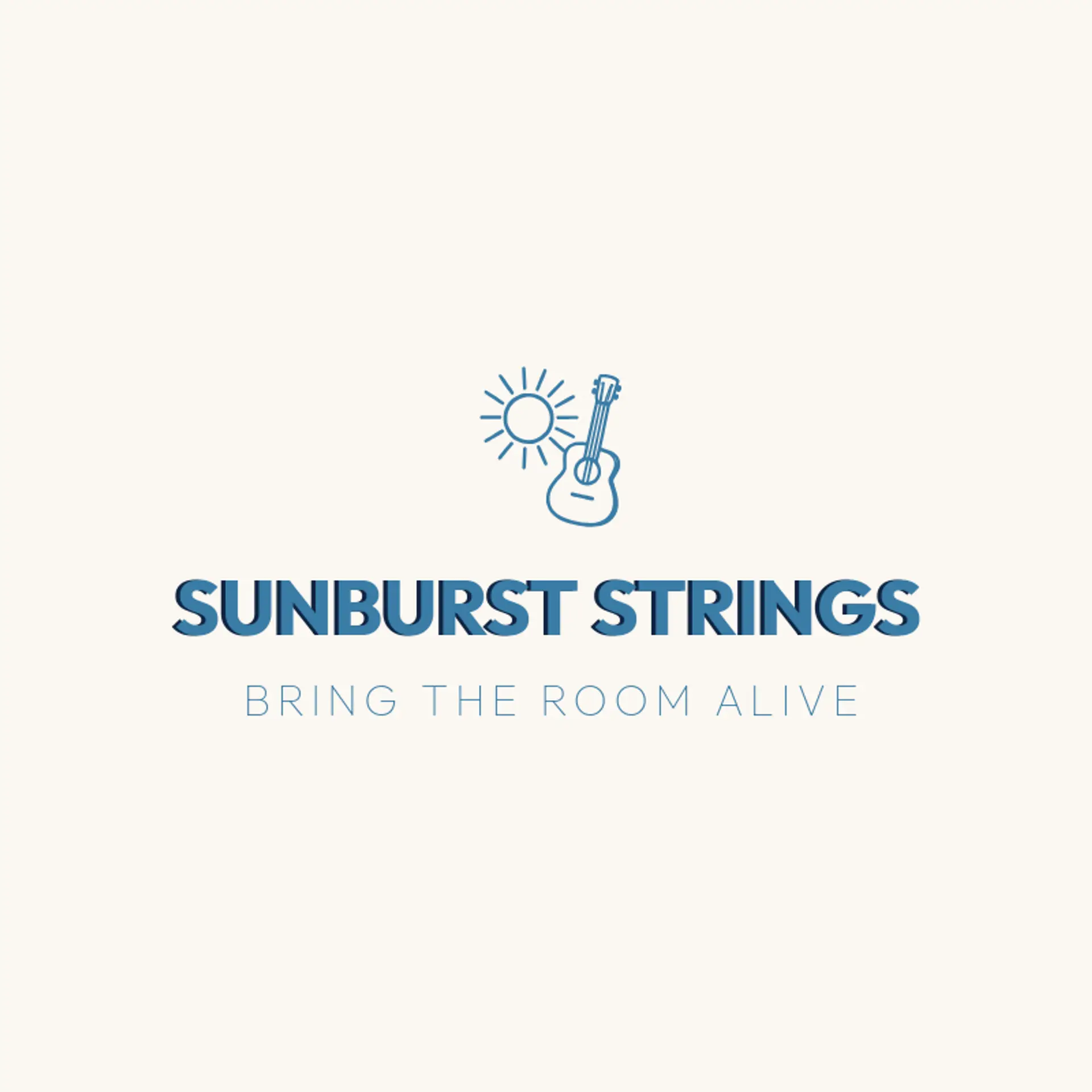 Sunburst Strings logo for guitar