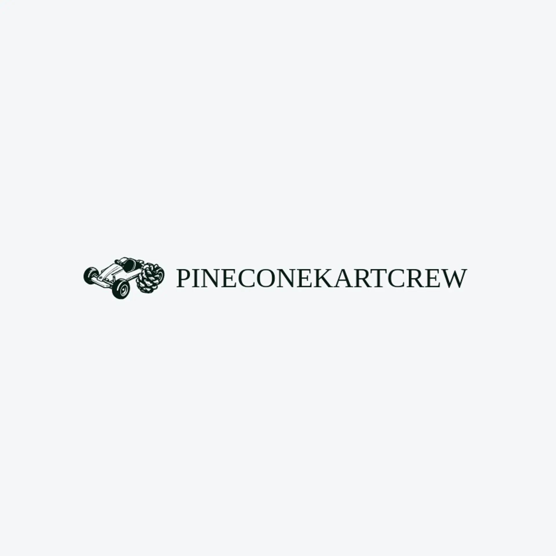 Pinecone Kart Crew logo for race