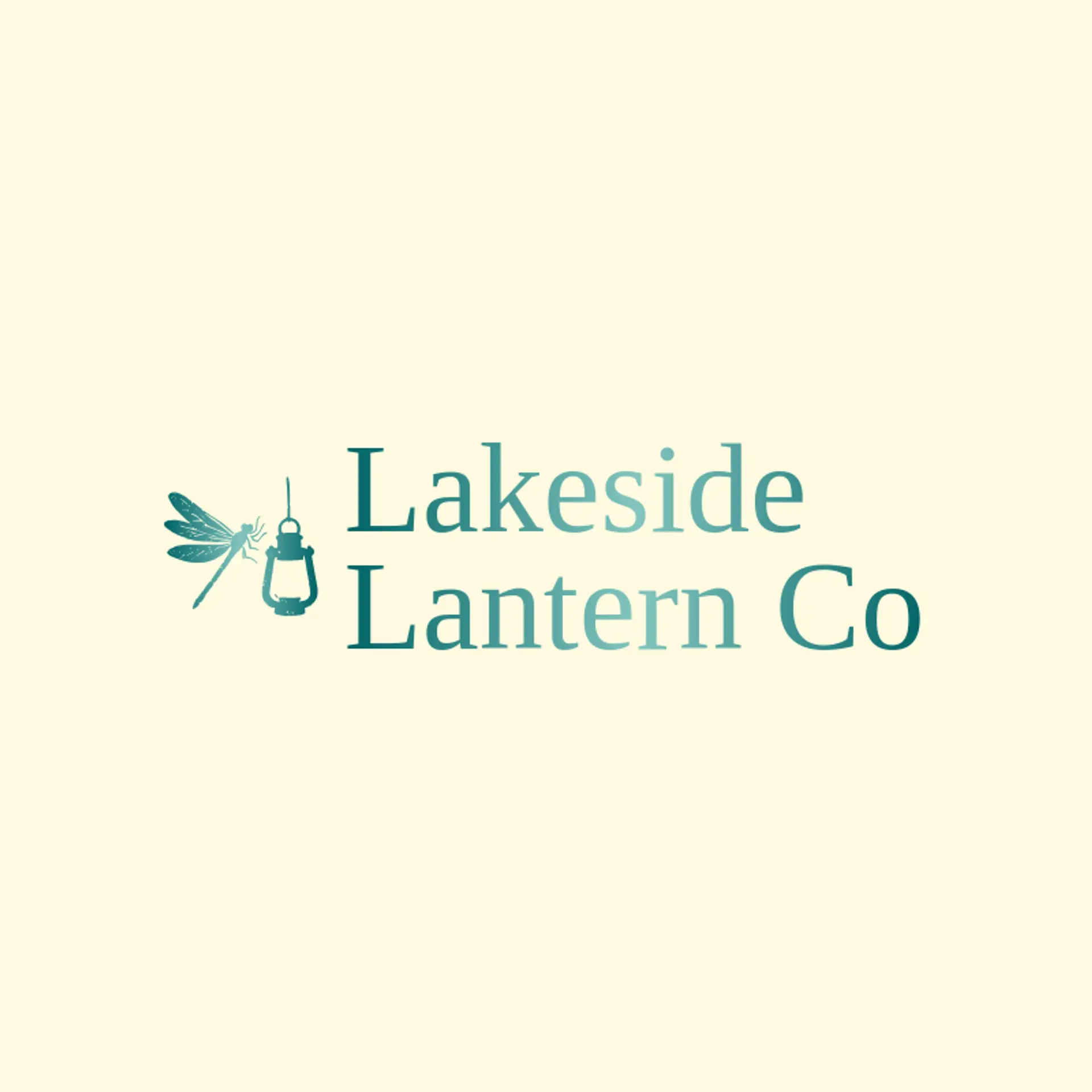 Lakeside Lantern Co logo for dragonfly