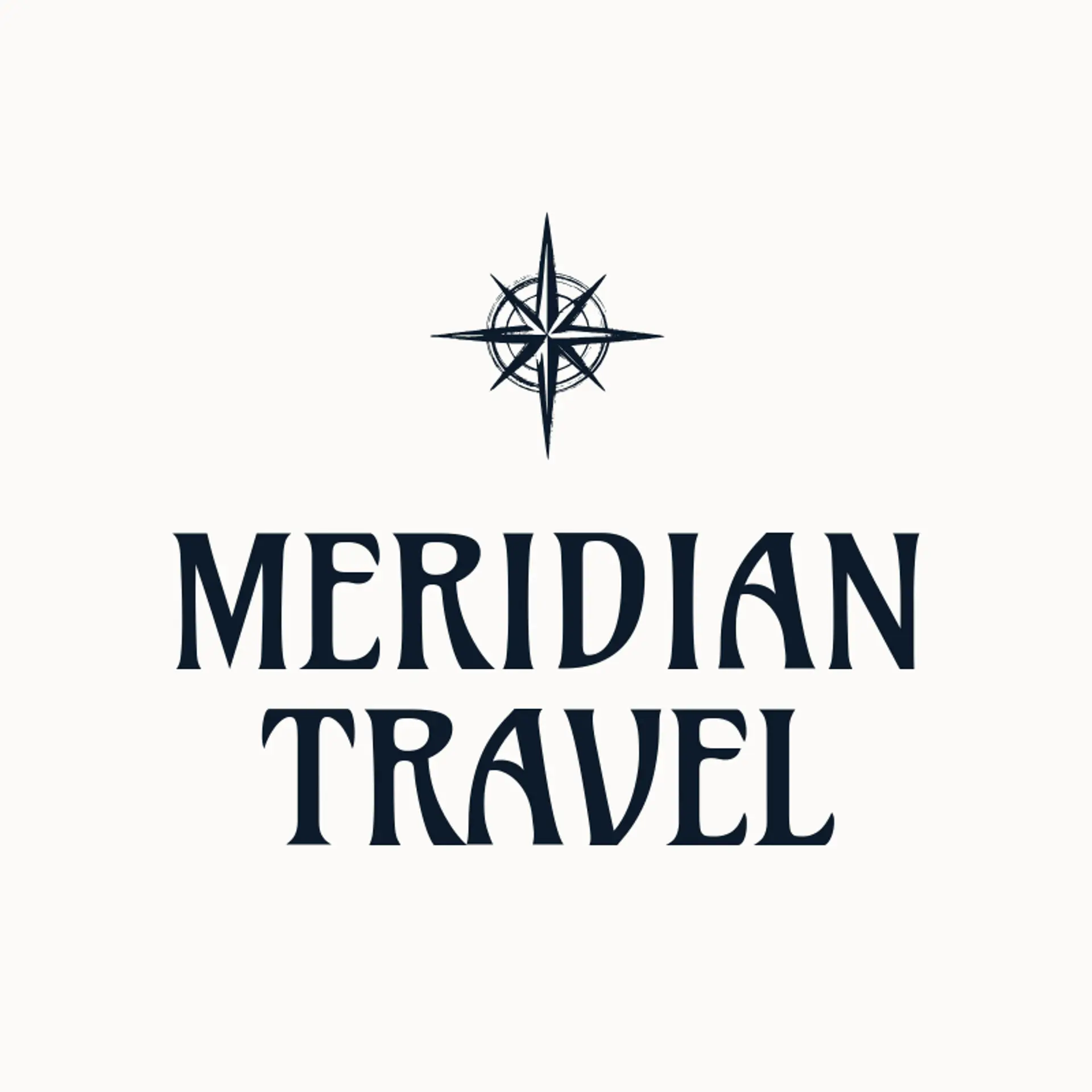 Meridian Travel logo for compass
