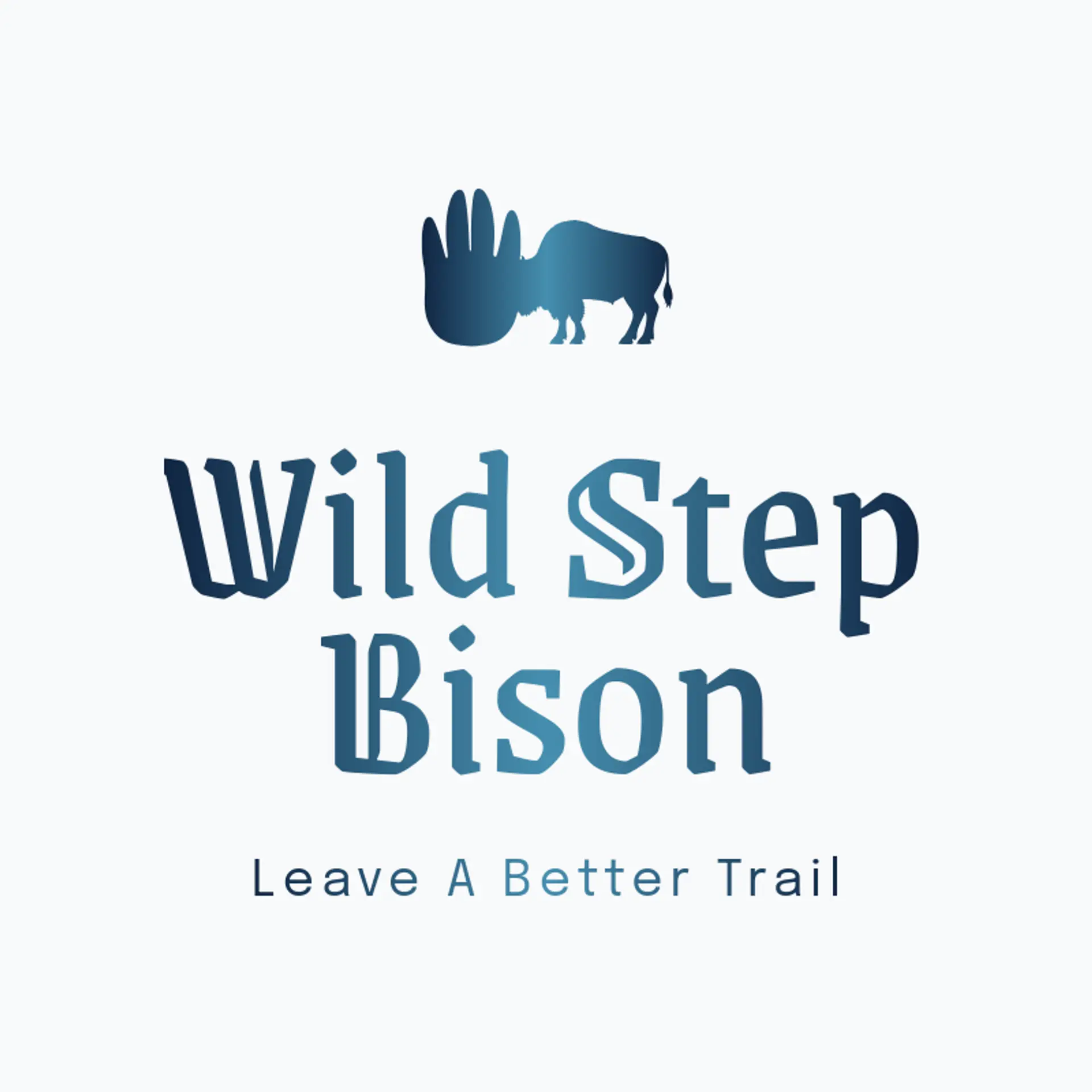 Wild Step Bison logo for bison