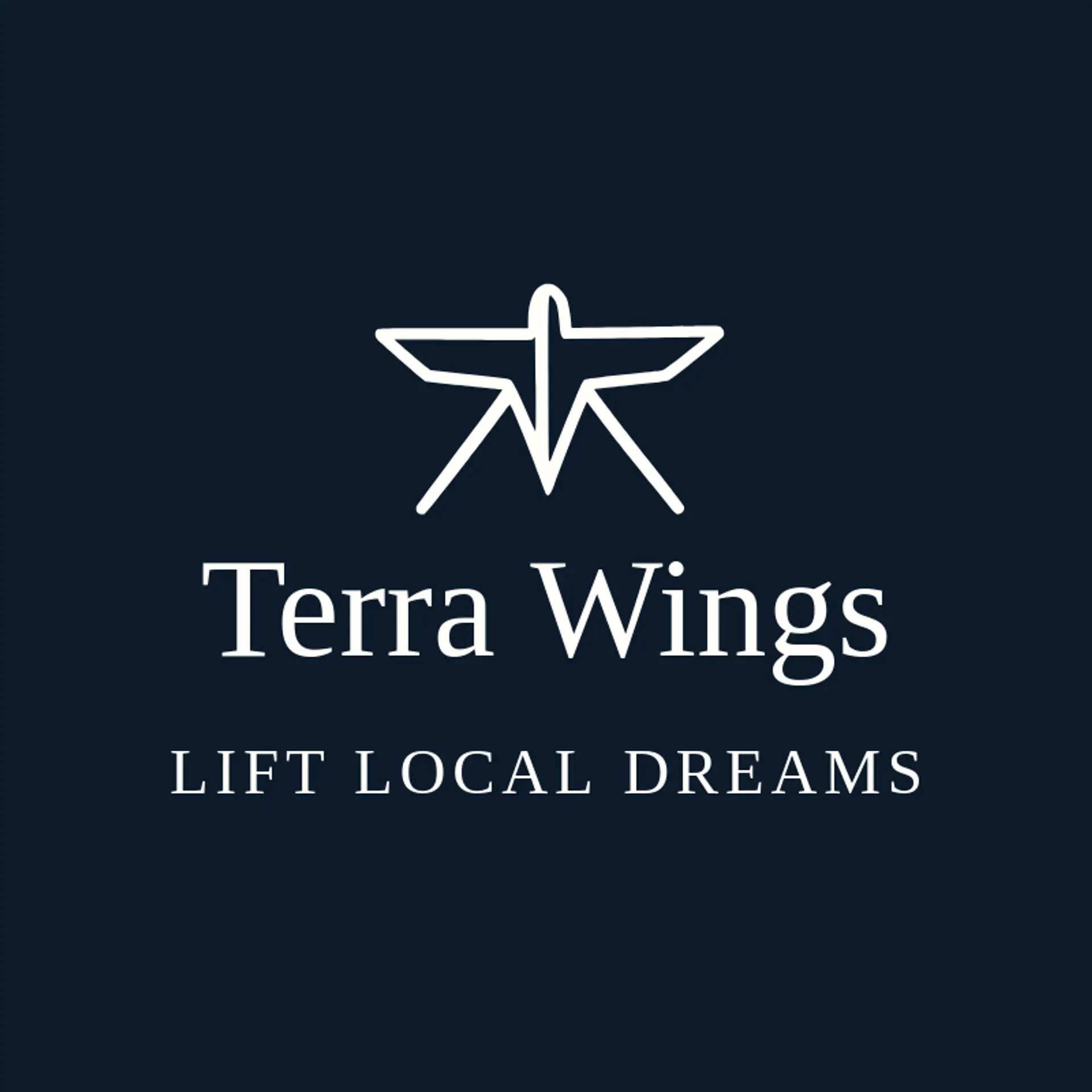 Terra Wings logo for airport