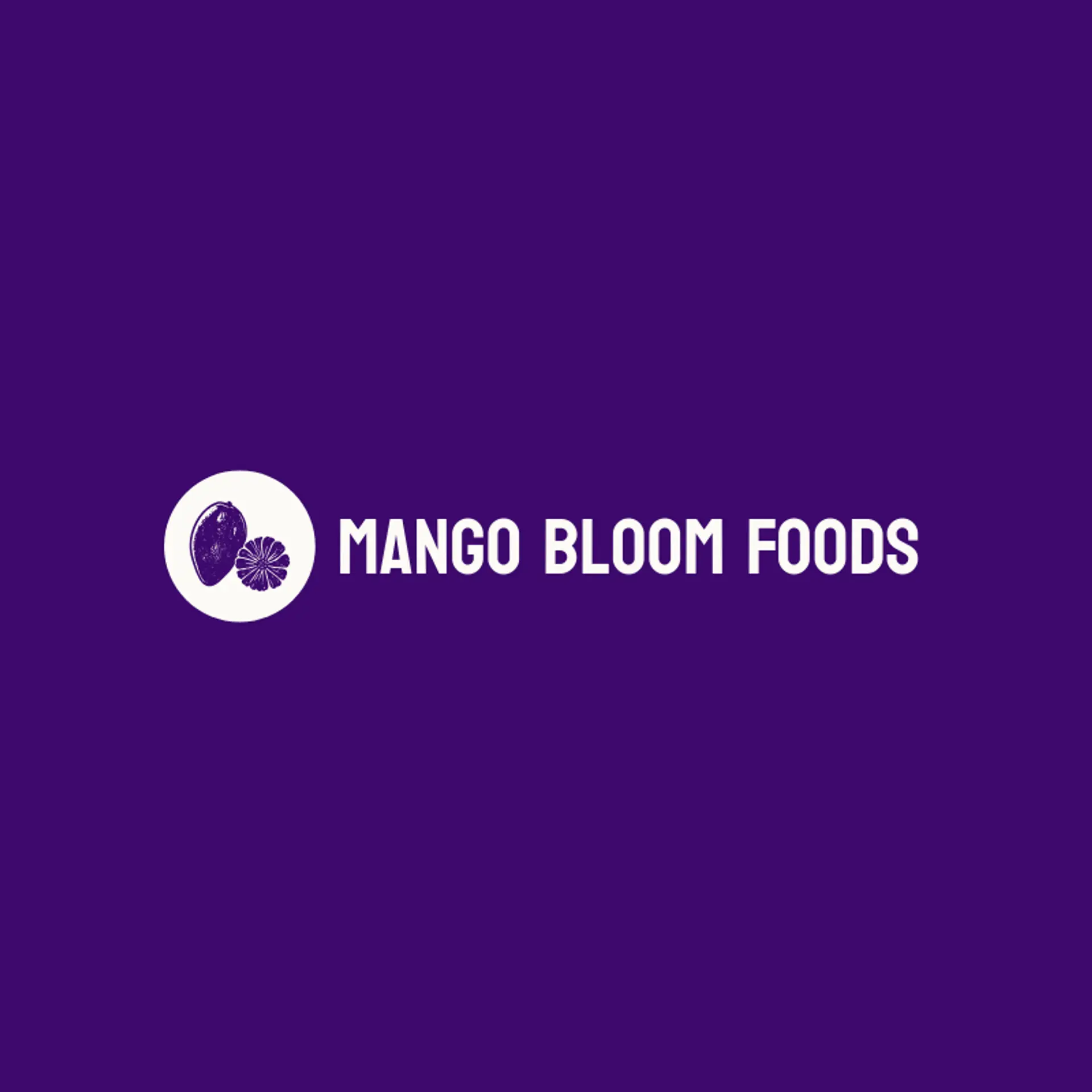 Mango Bloom Foods logo for indian