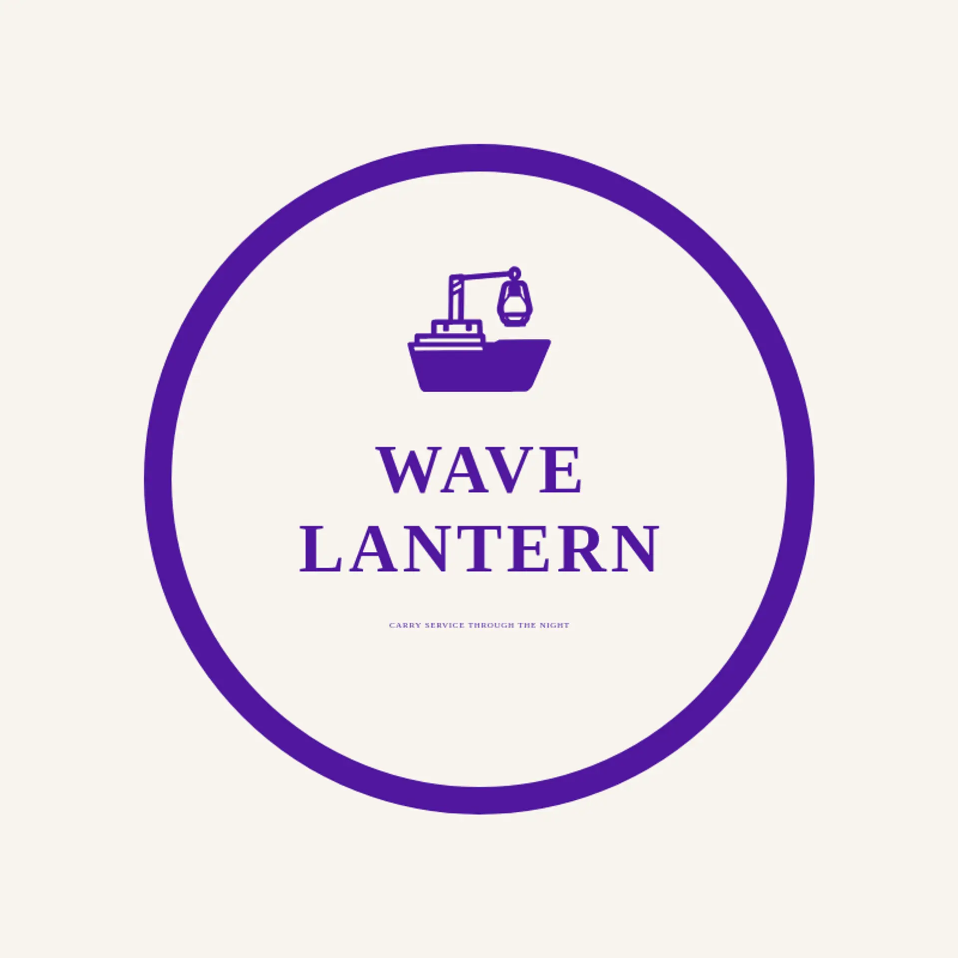 Wave Lantern logo for shipping