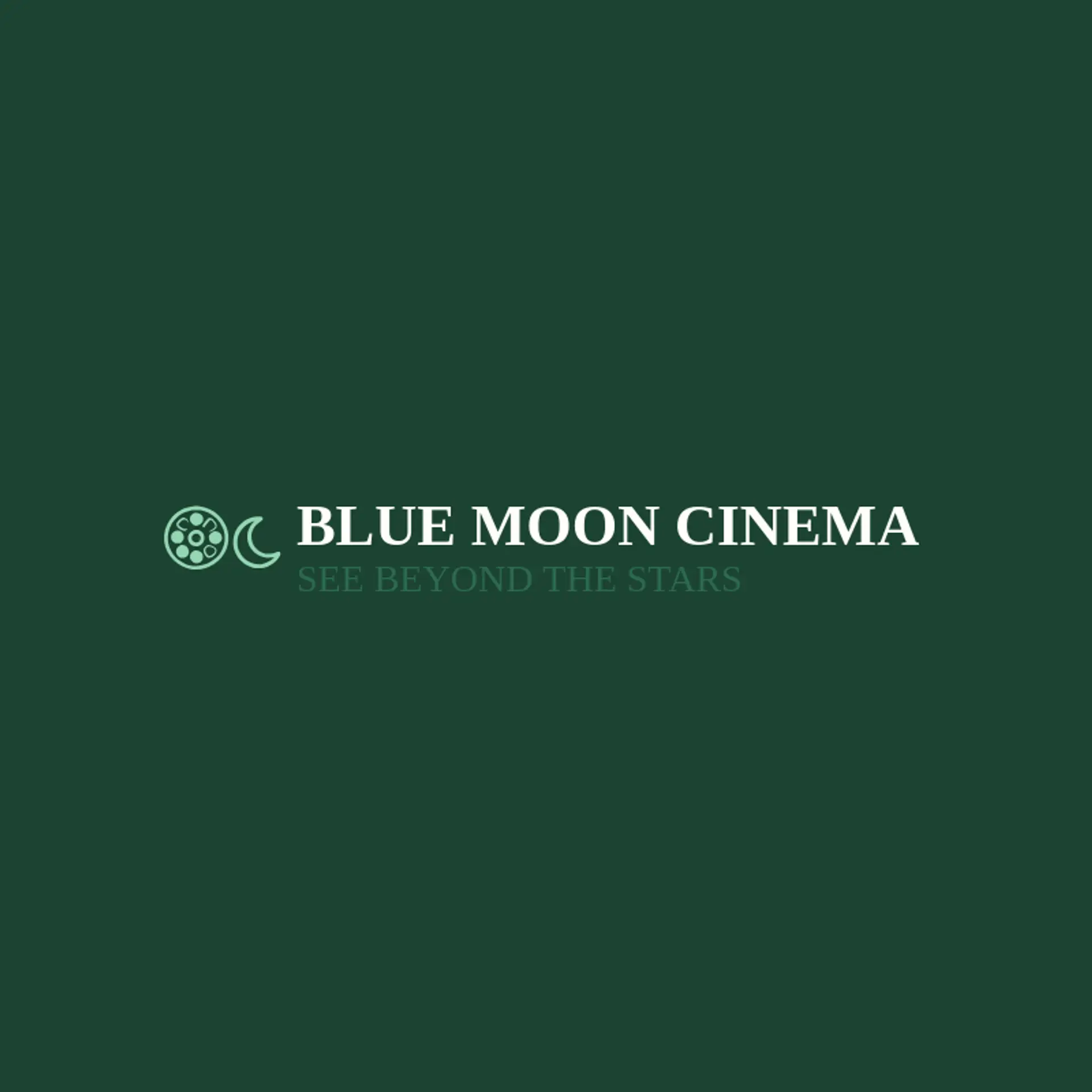 Blue Moon Cinema logo for sci fi