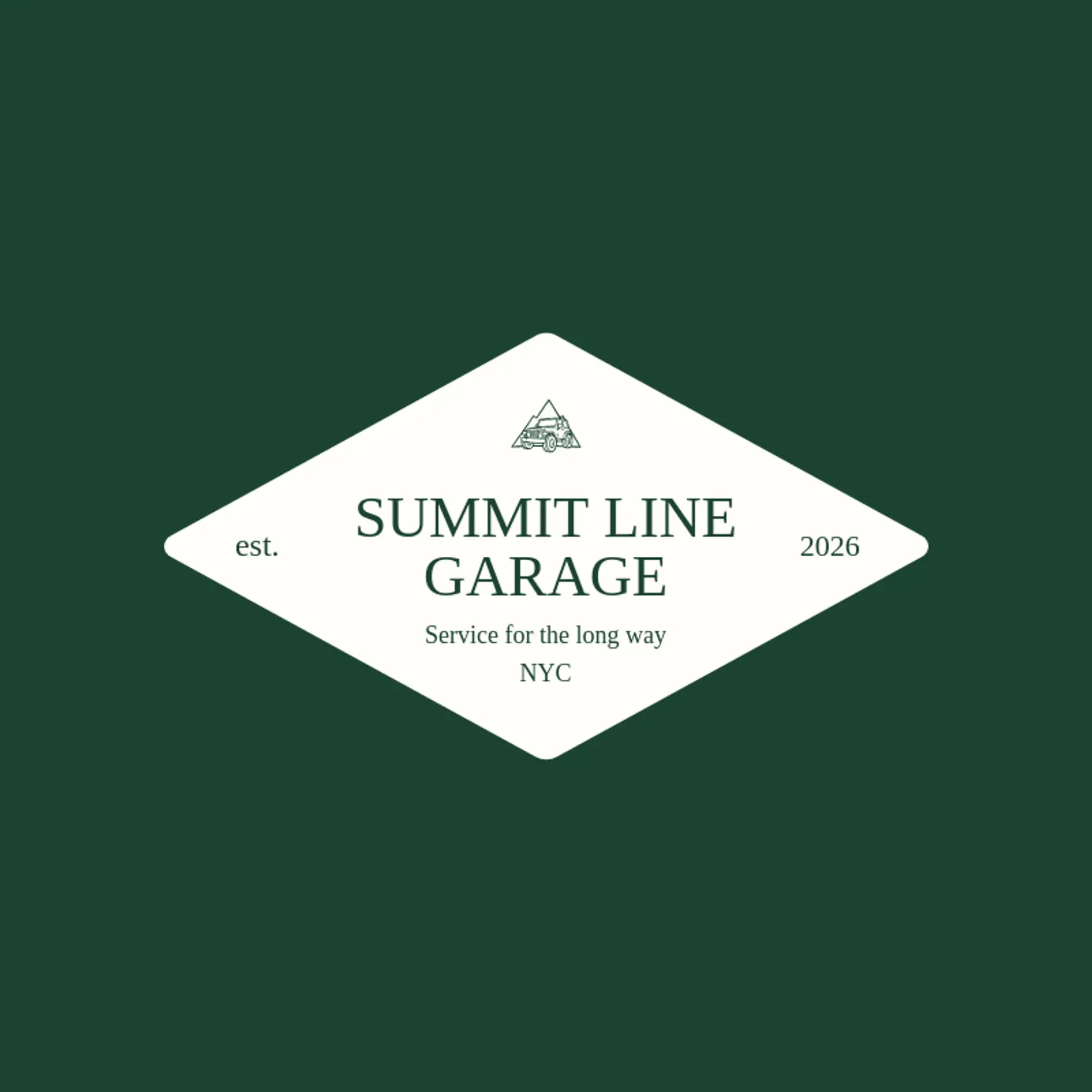 Summit Line Garage logo for jeep