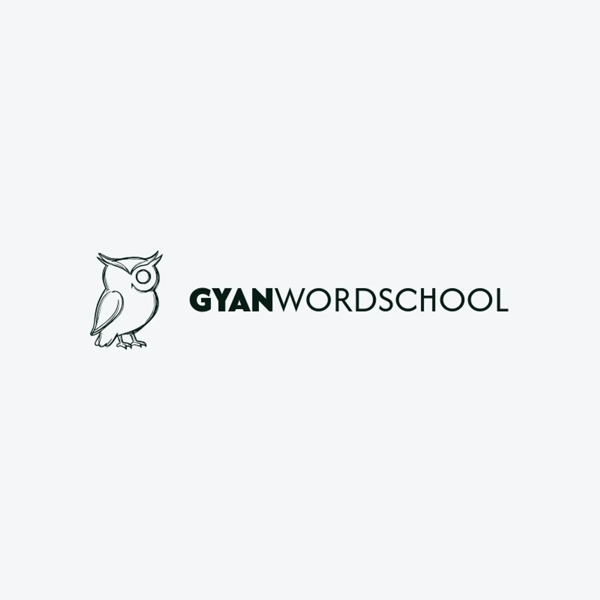 Gyan Word School logo for hindi
