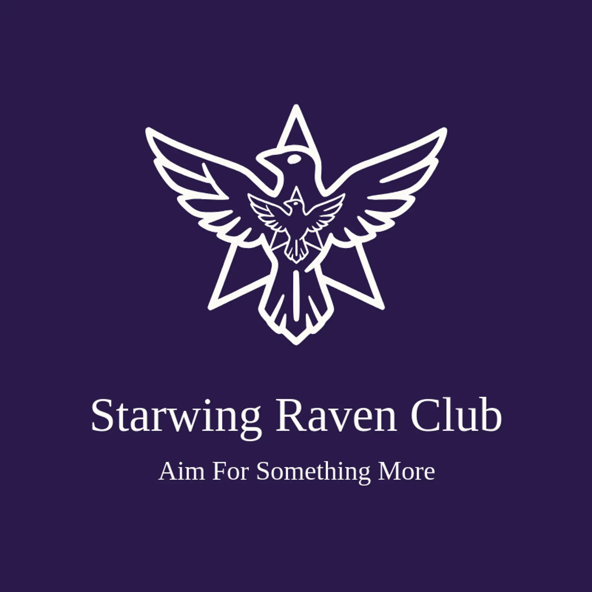 Starwing Raven Club logo for raven