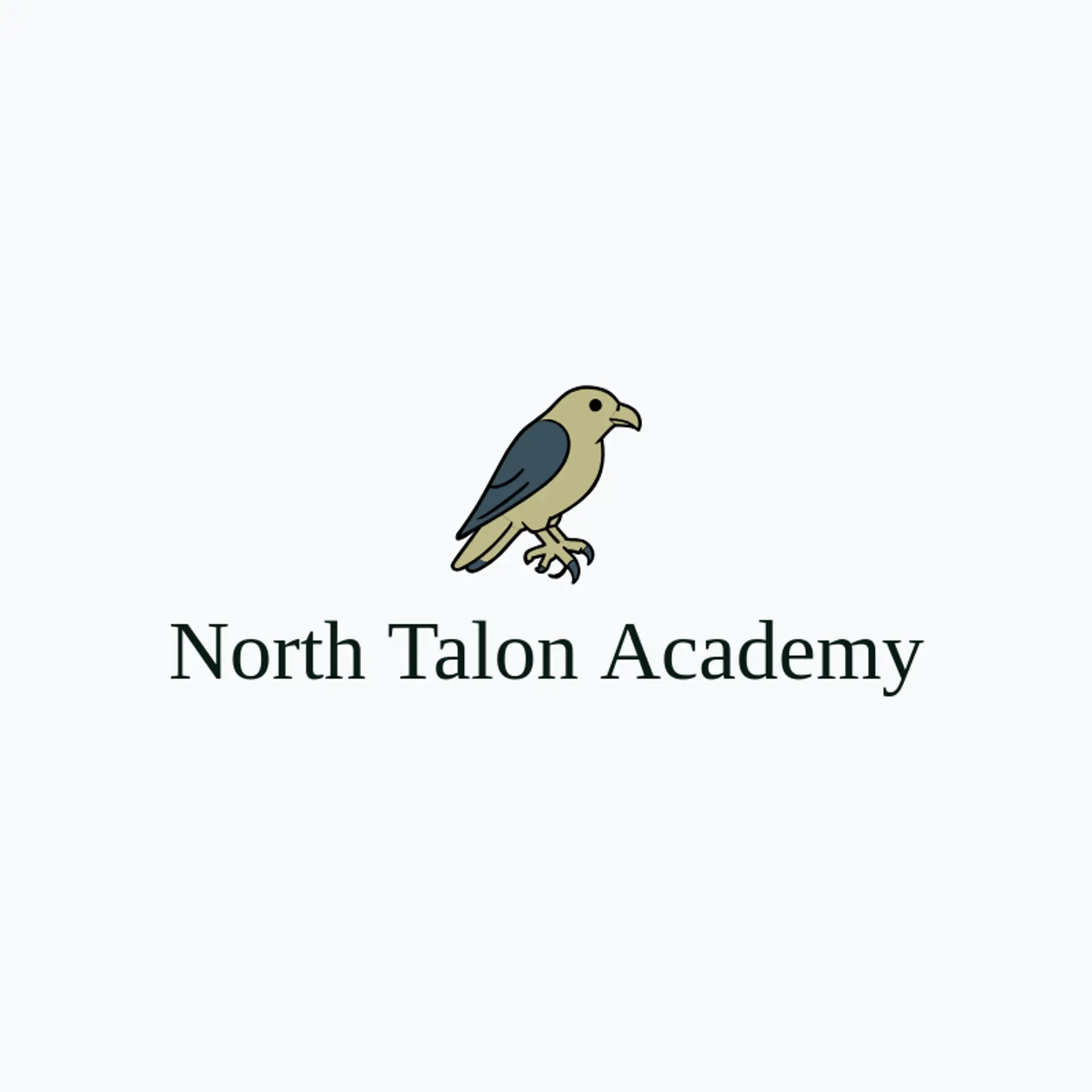 North Talon Academy logo for hawk