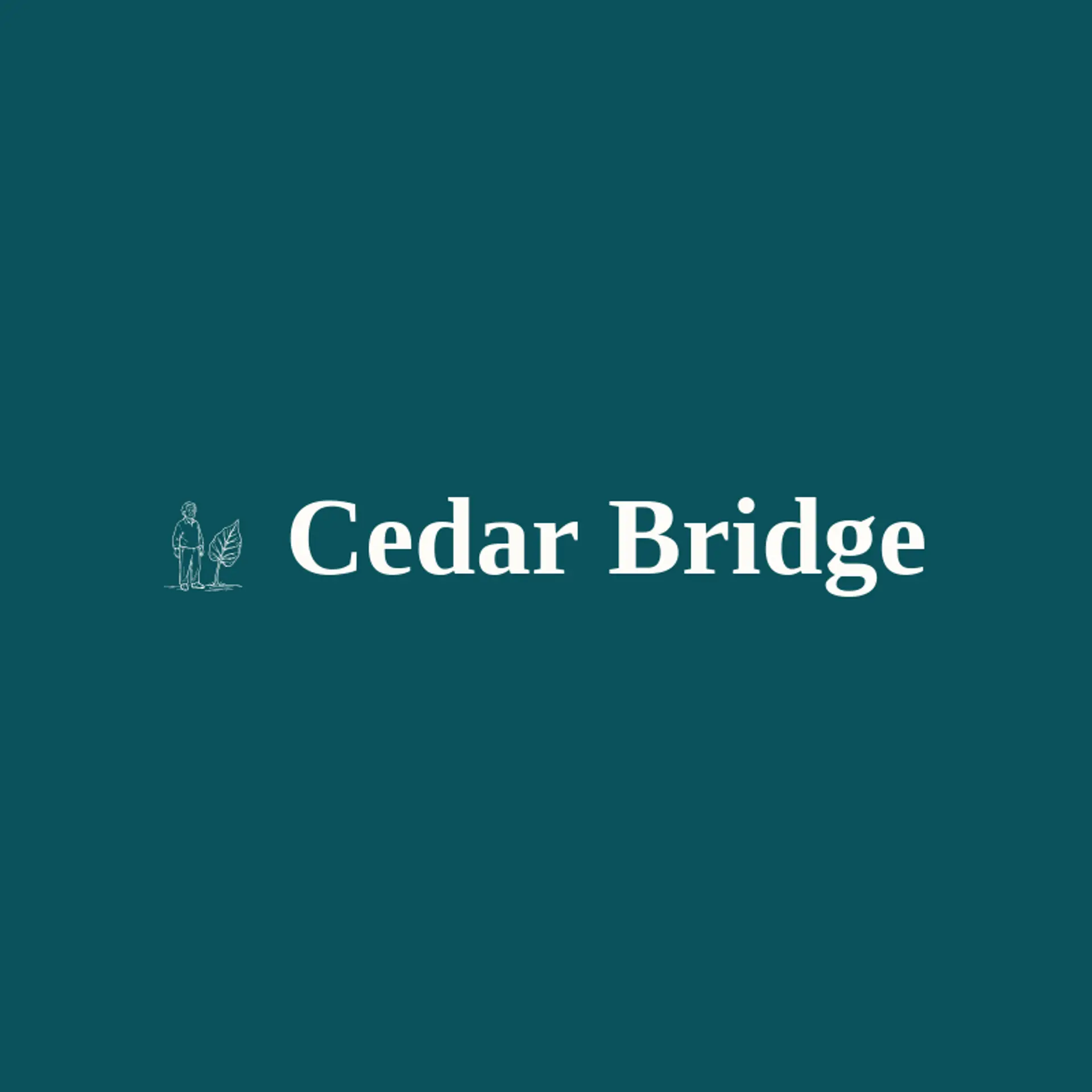 Cedar Bridge logo for senior