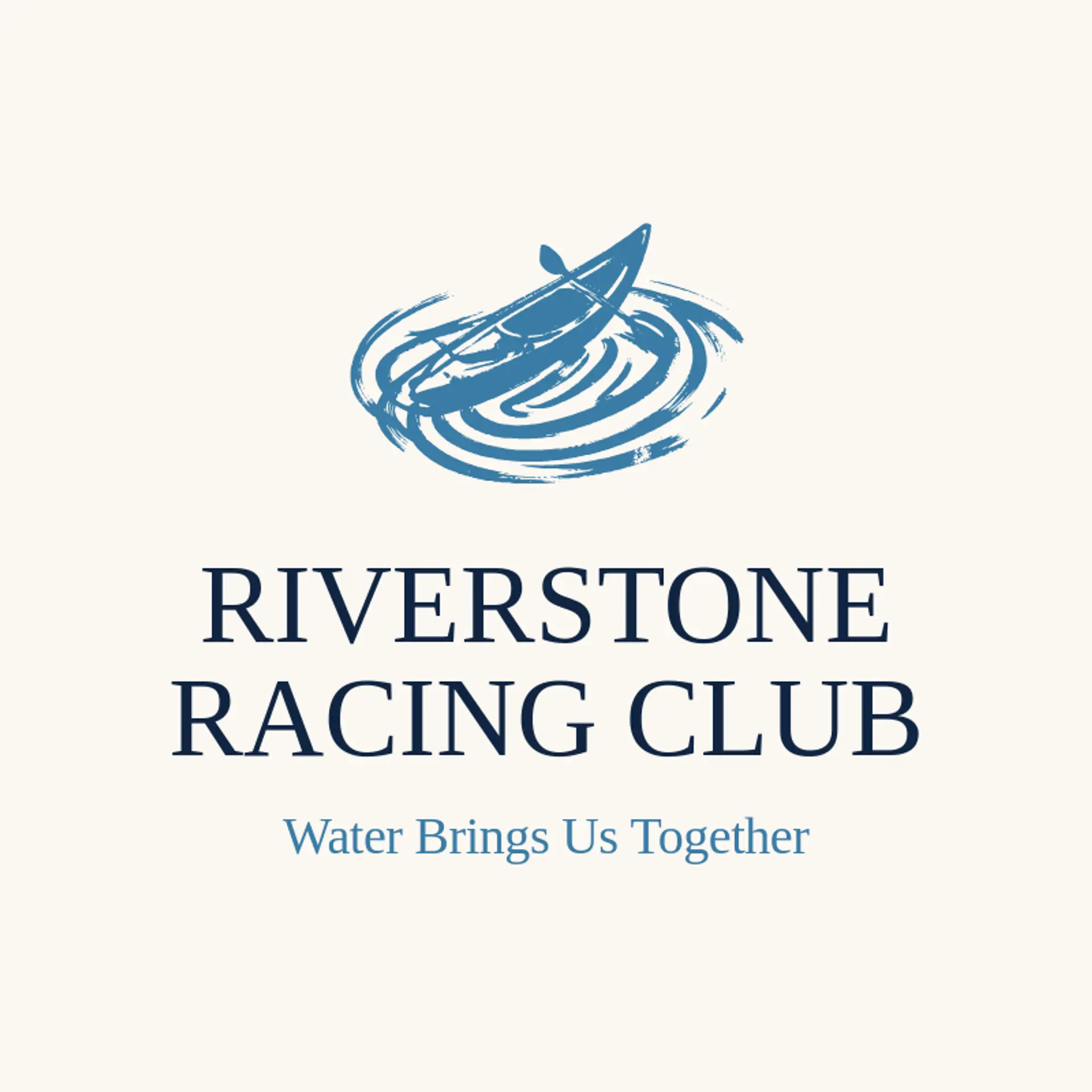 Riverstone Racing Club logo for kayak