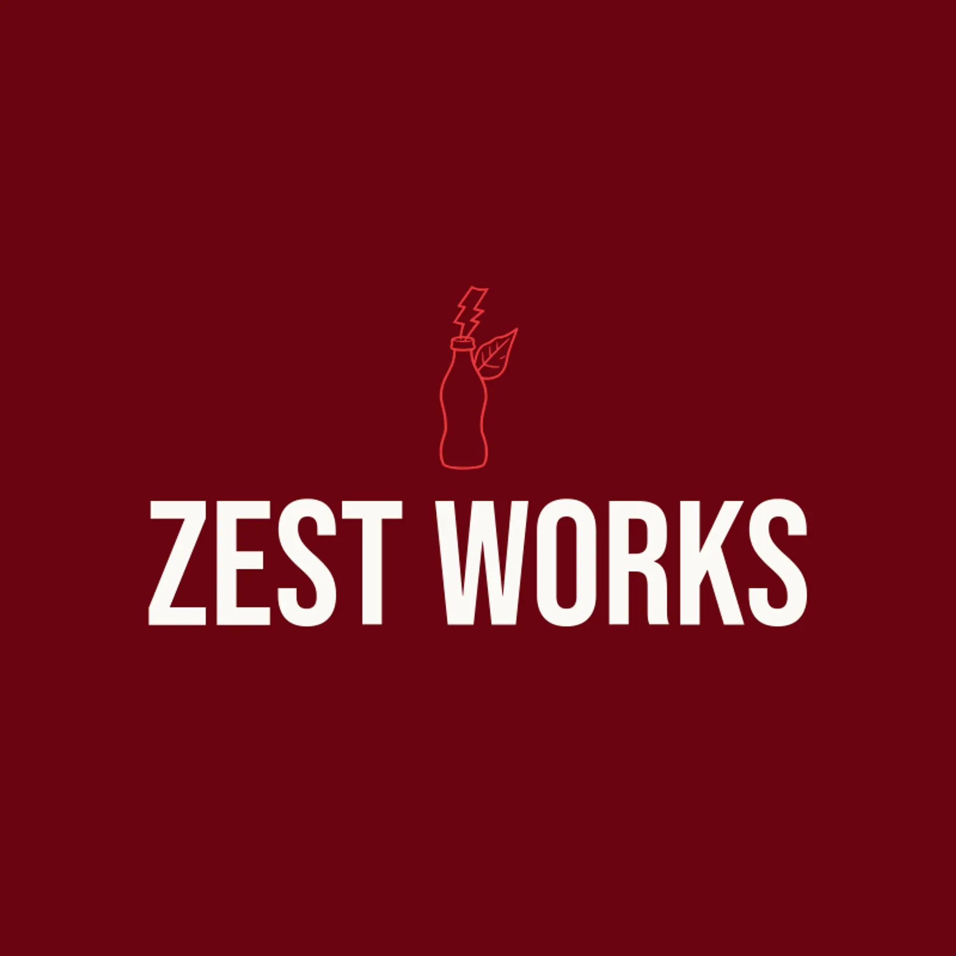 Zest Works logo for soda