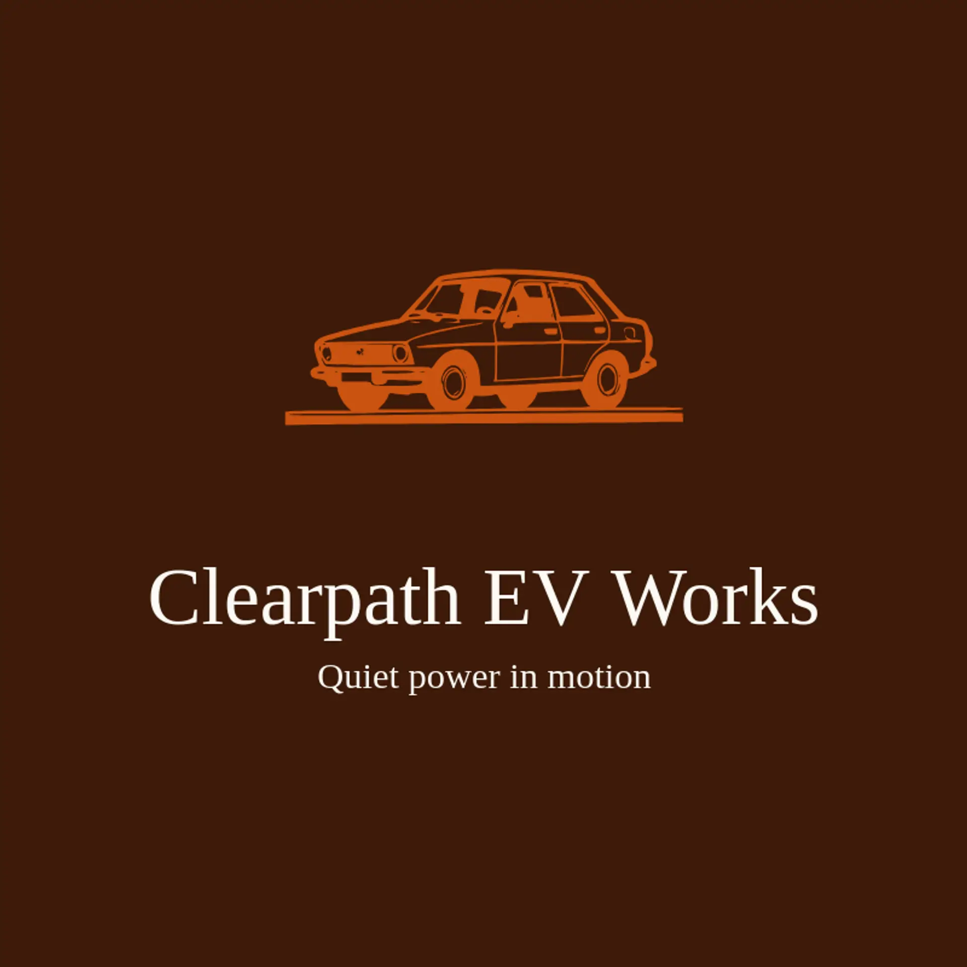 Clearpath EV Works logo for electric car