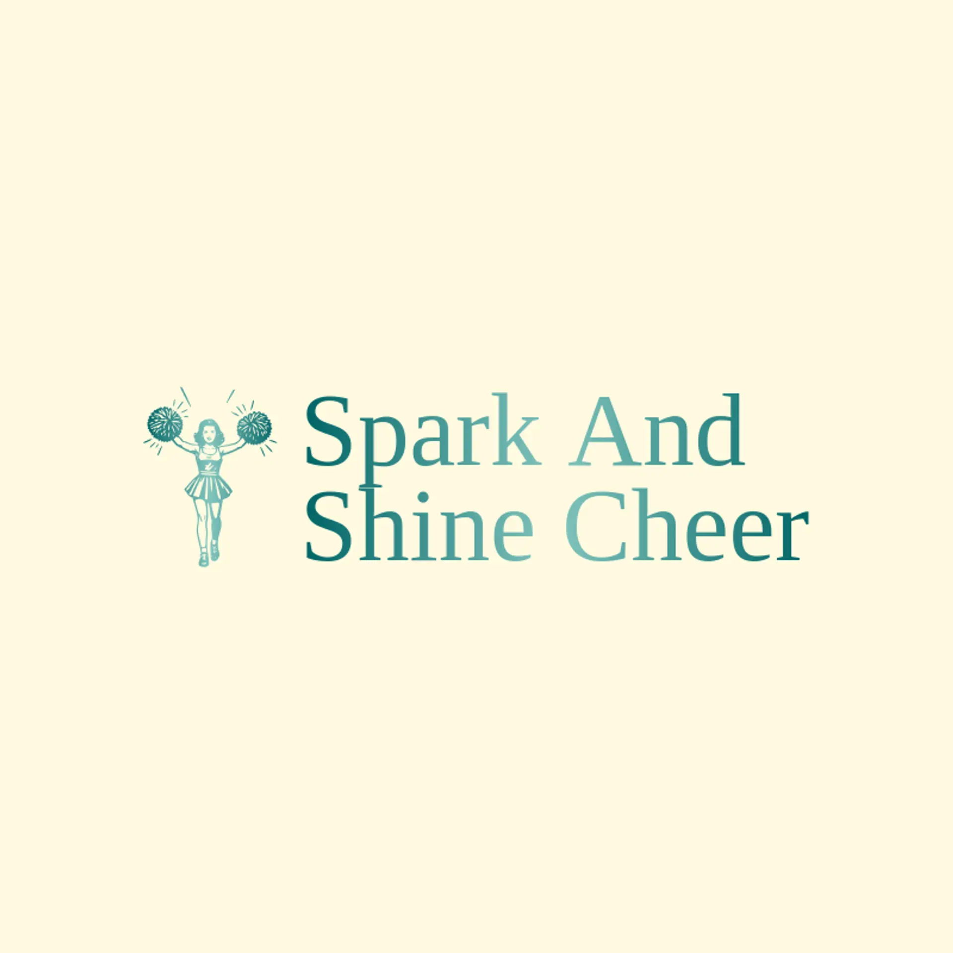 Spark and Shine Cheer logo for cheerleader