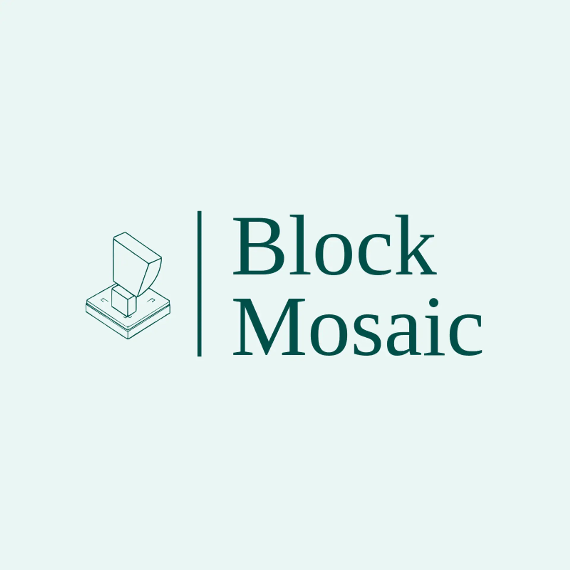 Block Mosaic logo for block