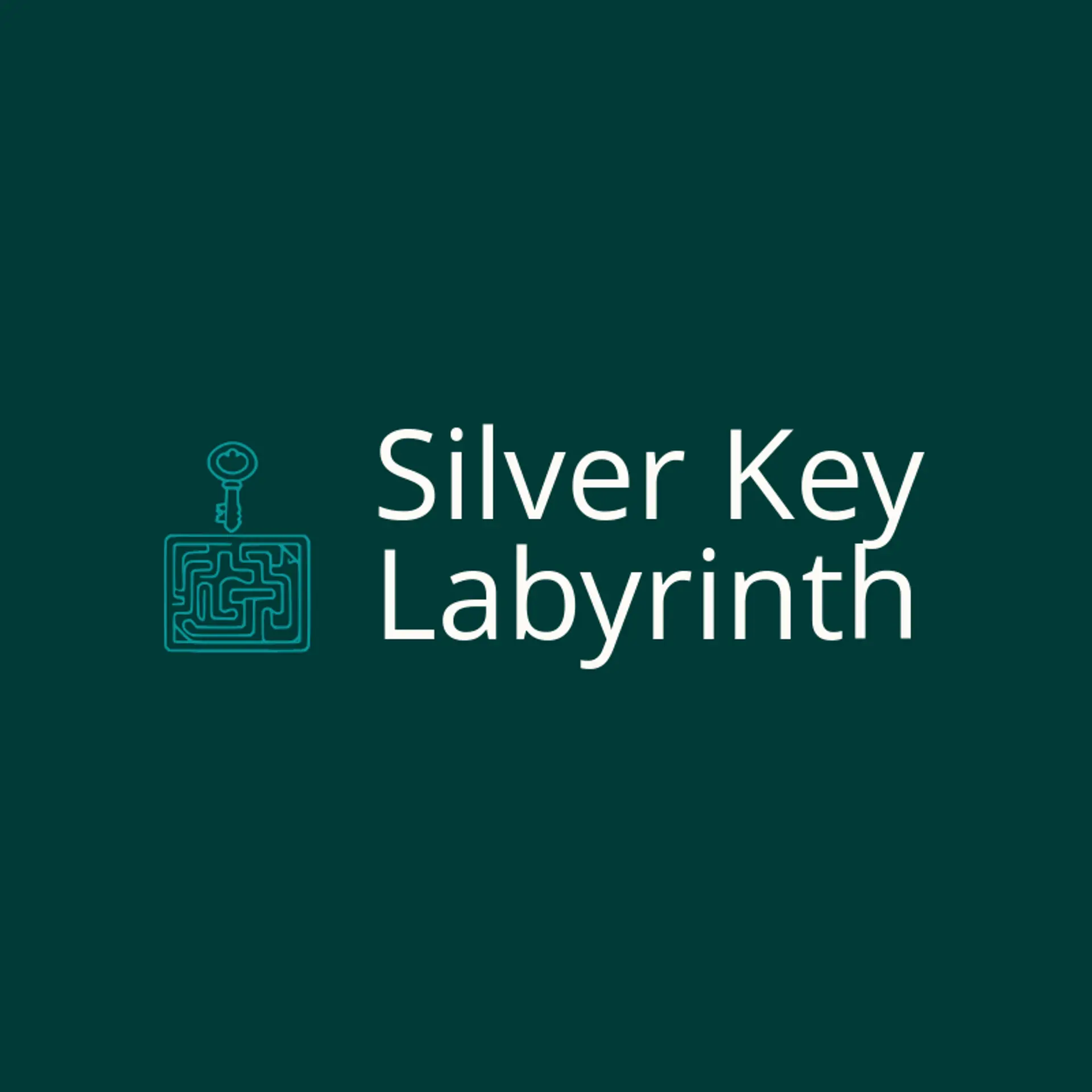 Silver Key Labyrinth logo for maze