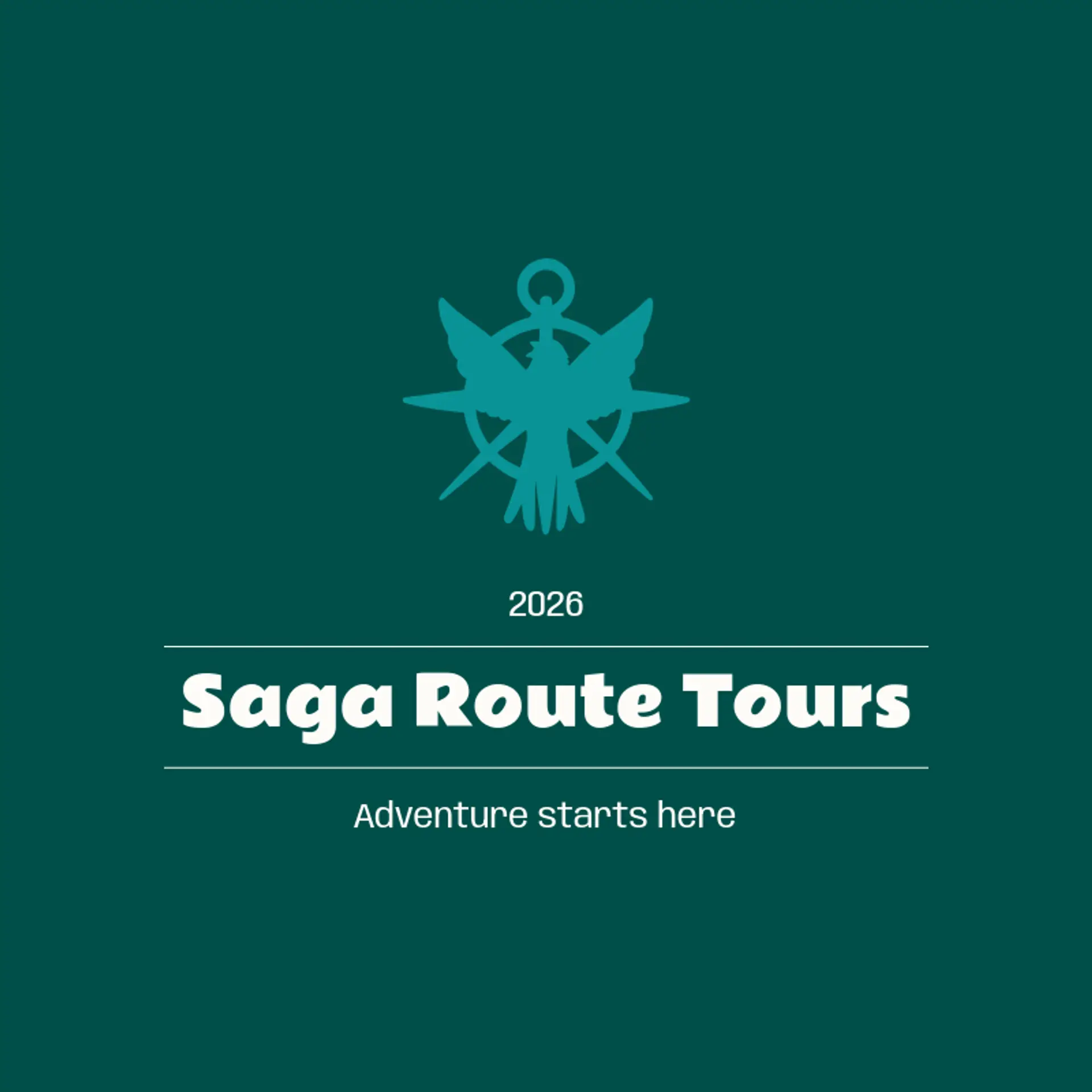 Saga Route Tours logo for viking