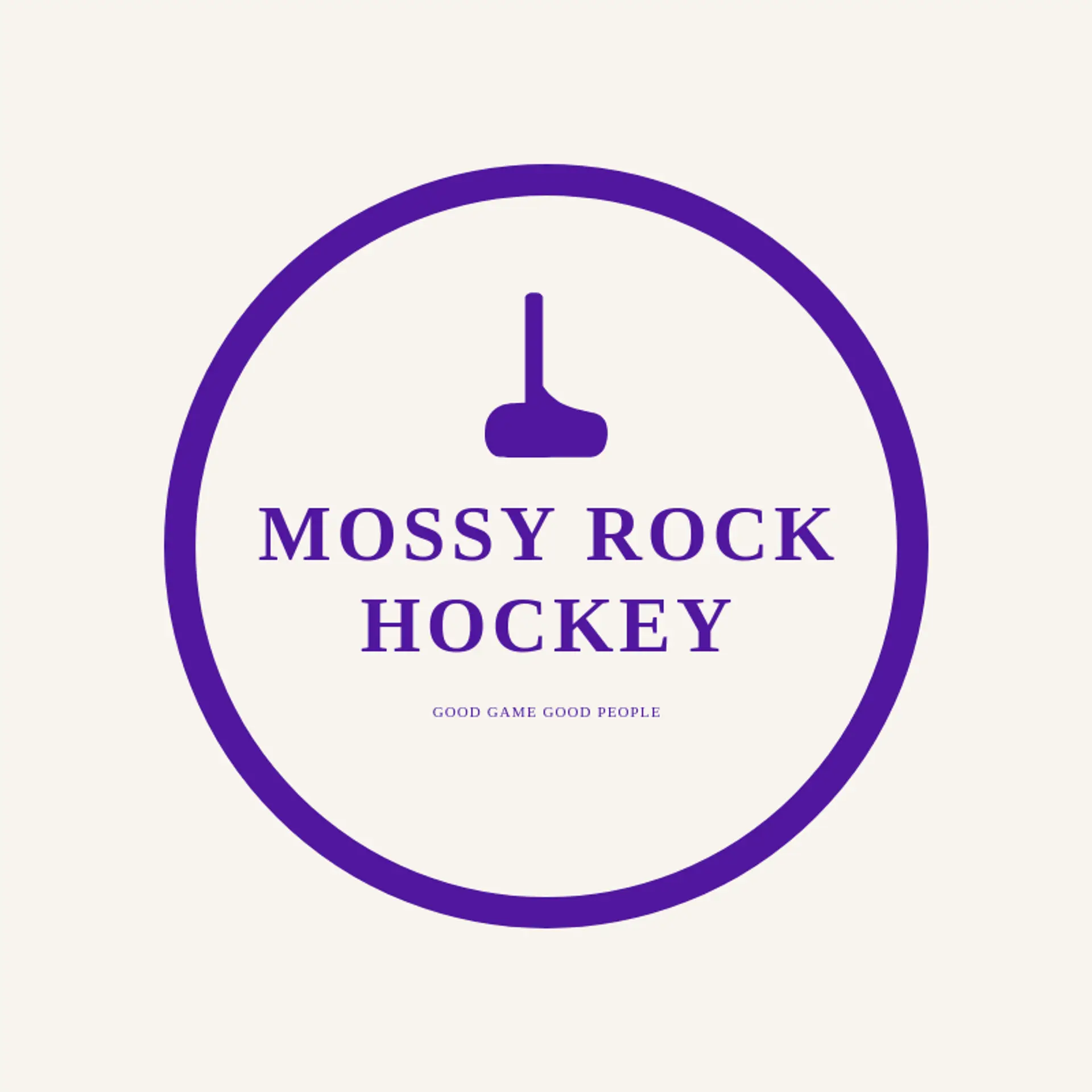 Mossy Rock Hockey logo for hockey stick