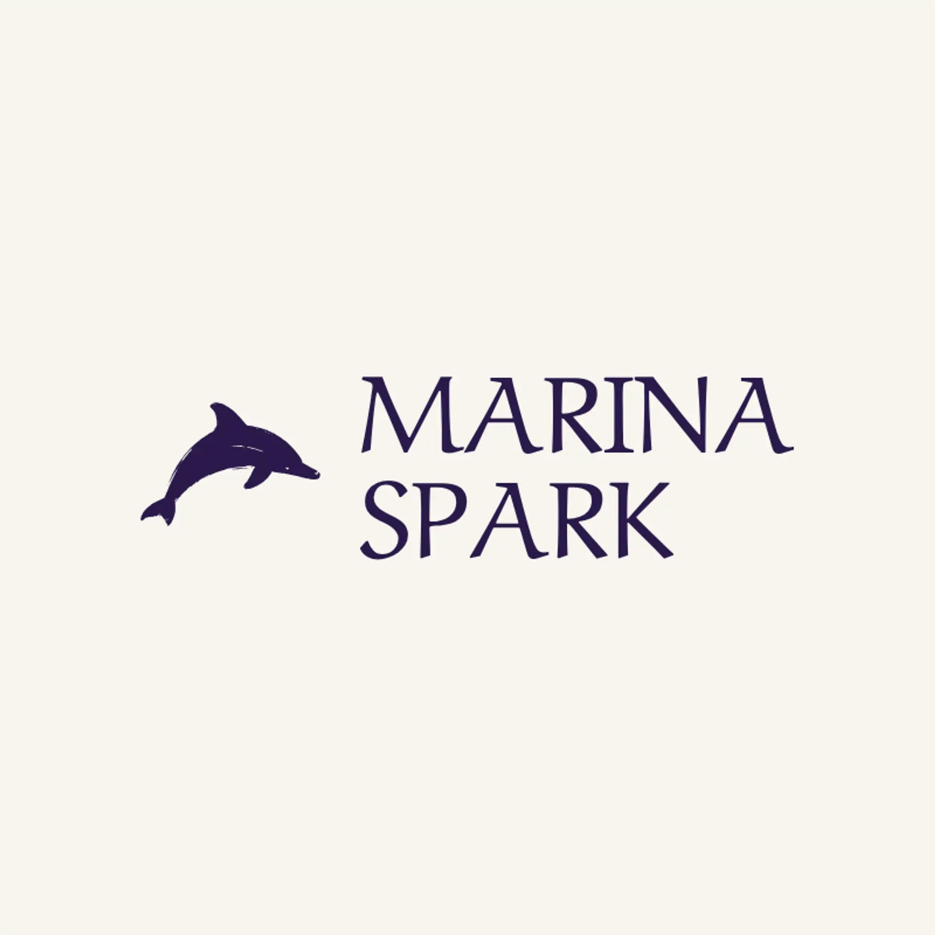 Marina Spark logo for dolphin