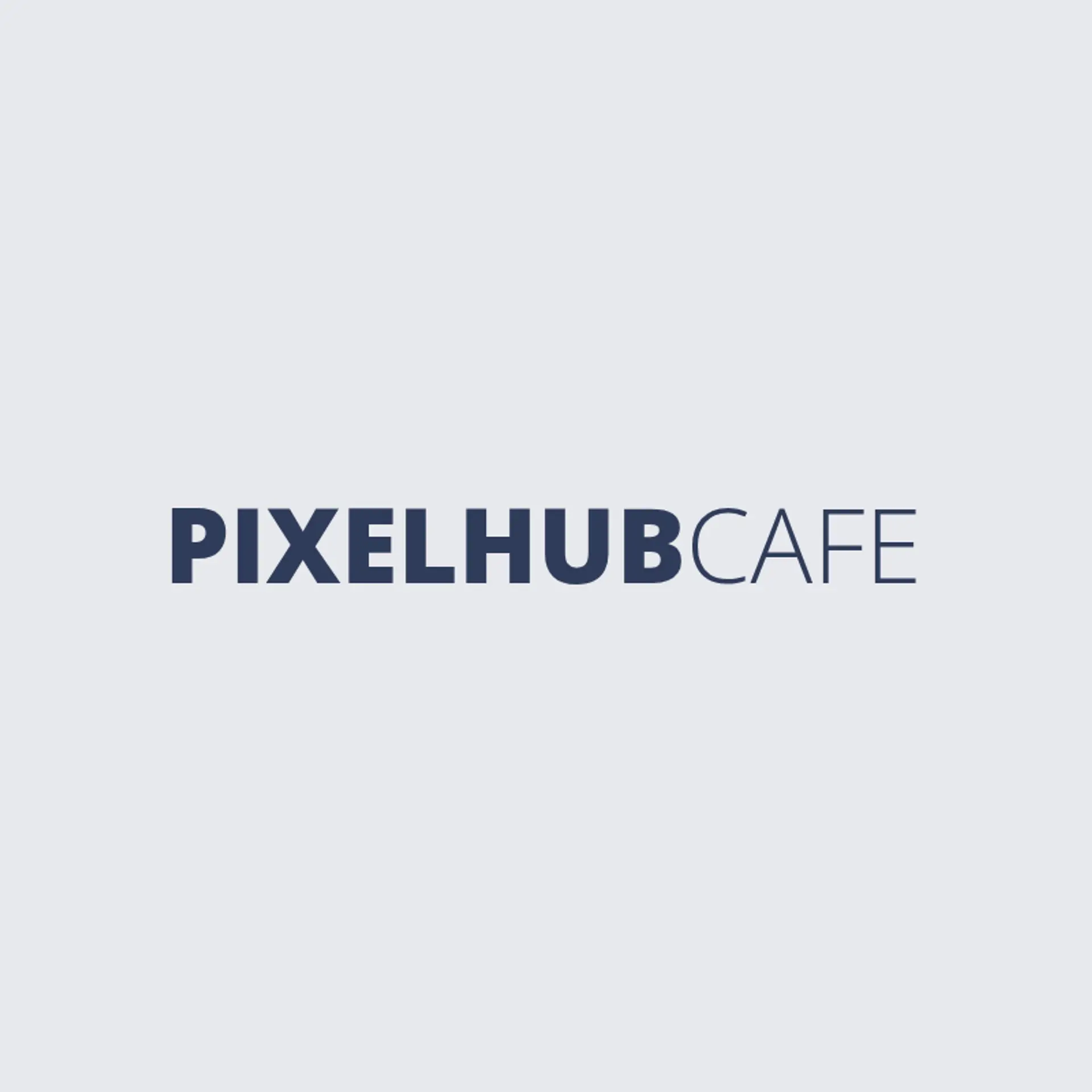 PixelHub Cafe logo for internet cafe