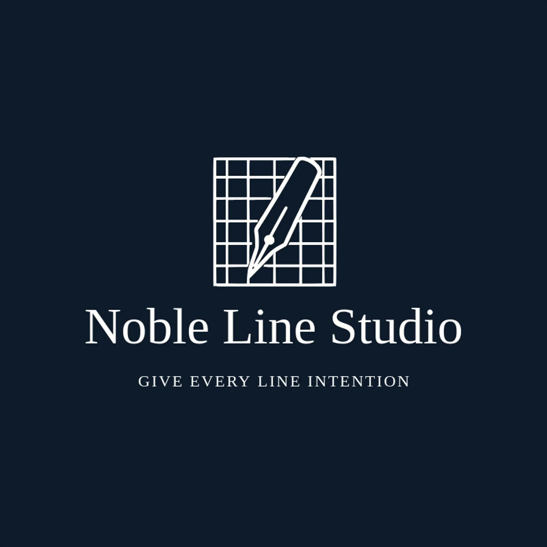 Noble Line Studio logo for designer