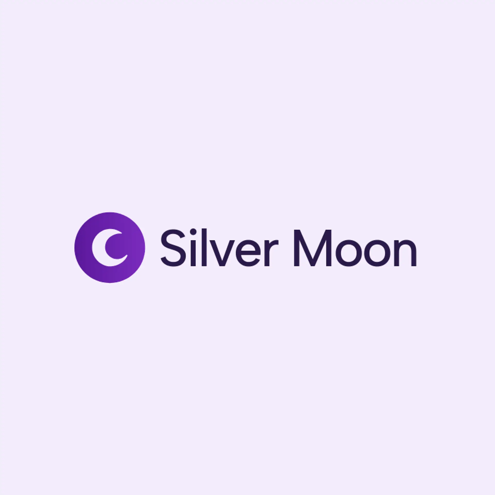 Silver Moon logo for bangle